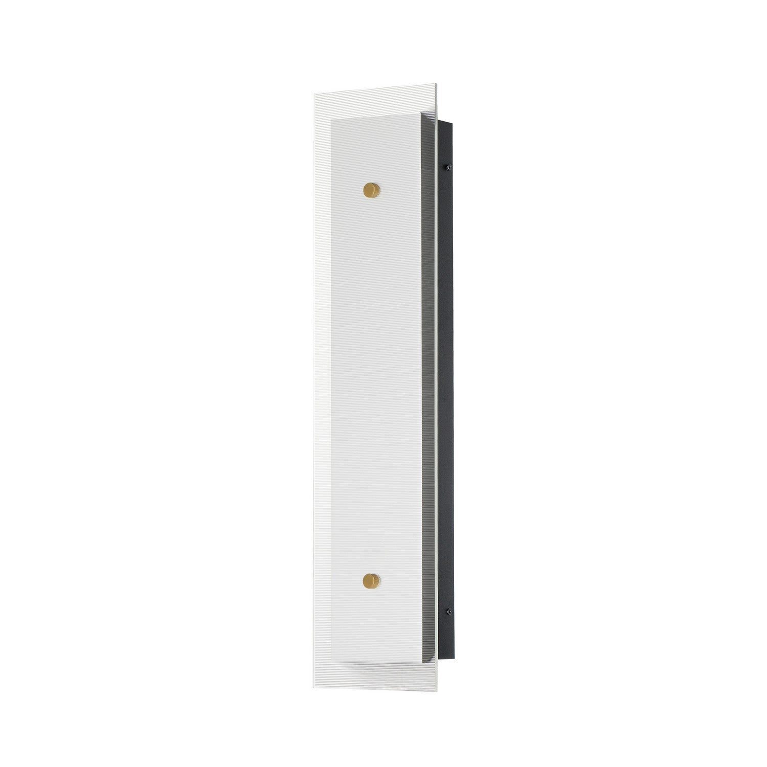 Maxim Lighting 21192CRBKNAB Spectre Wall Sconce in Black / Natural Aged Brass