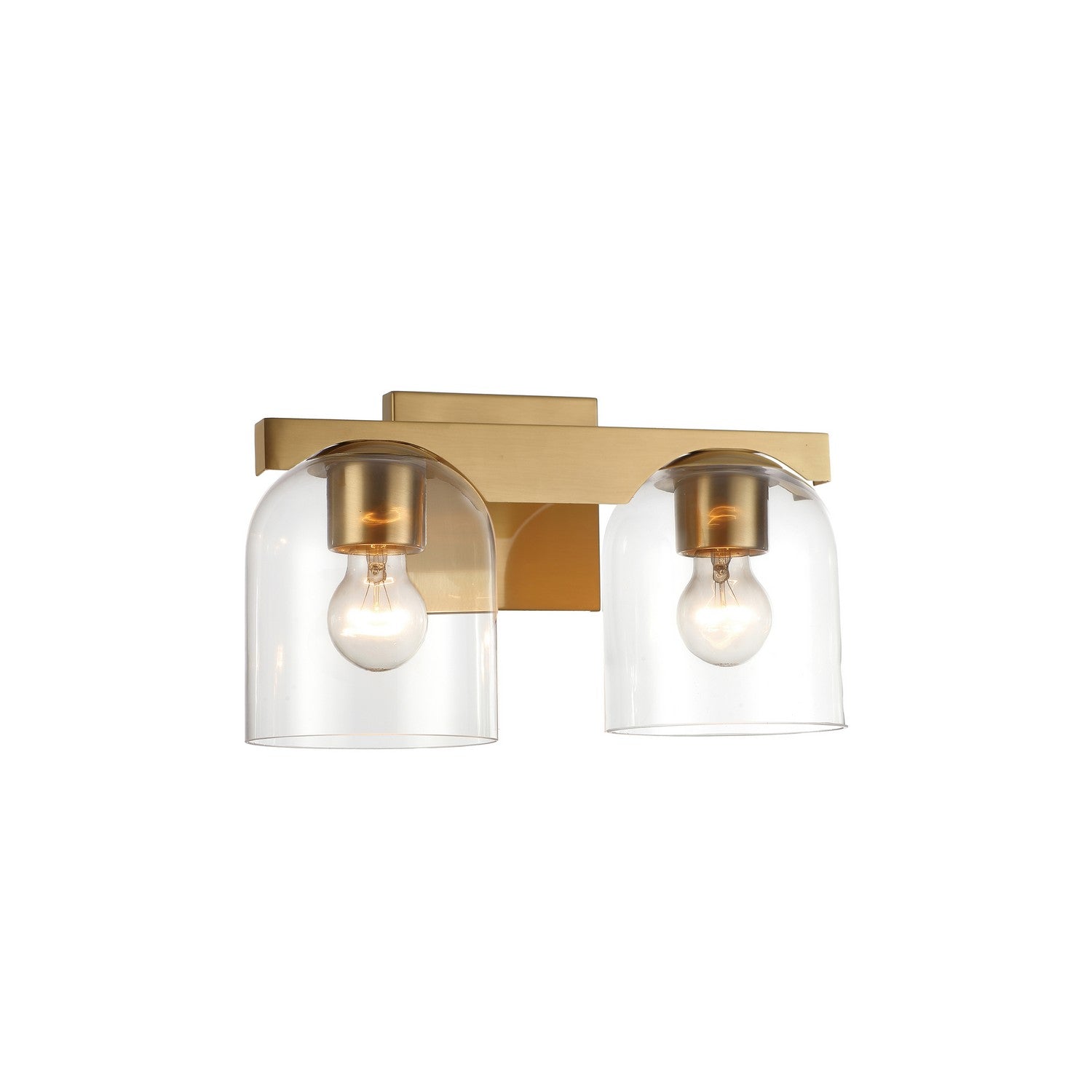 Maxim Lighting 21232CLNAB Scoop Wall Sconce in Natural Aged Brass