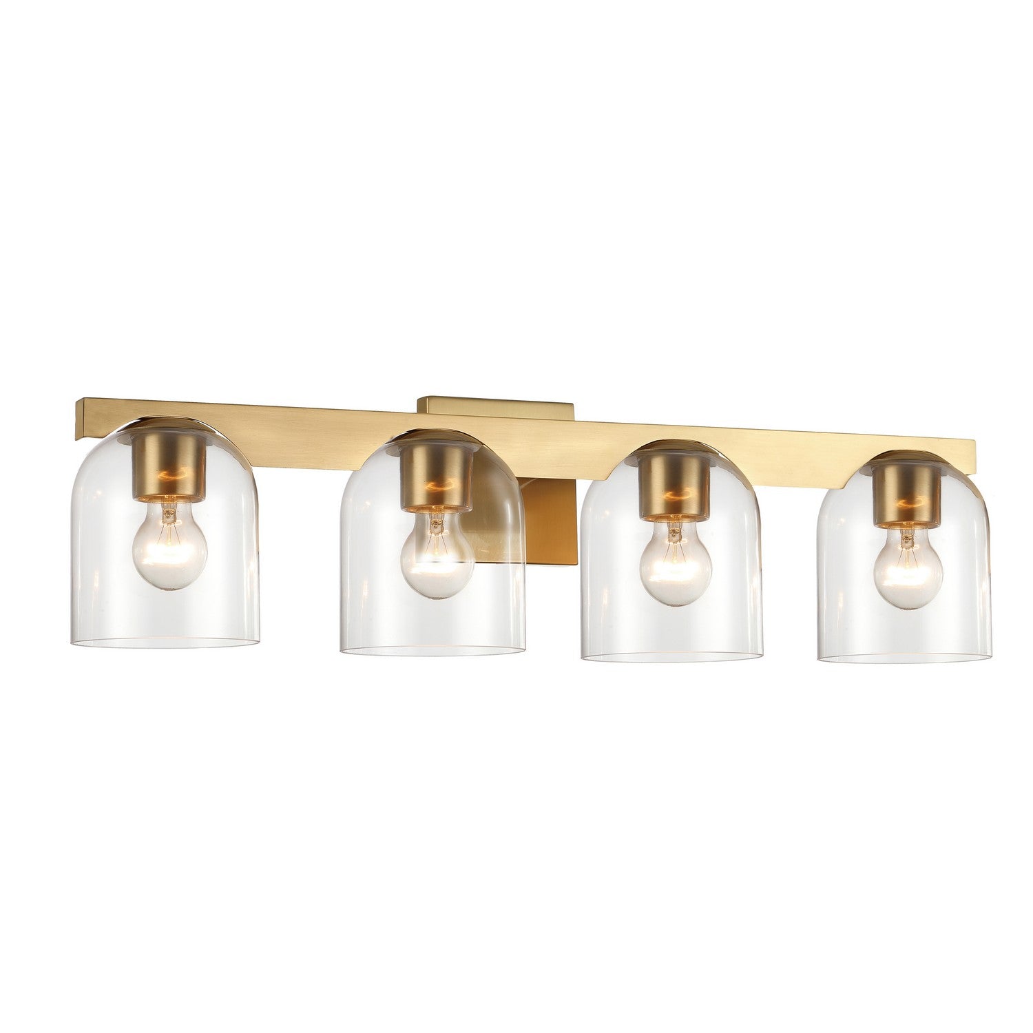 Maxim Lighting 21234CLNAB Scoop Bath Vanity in Natural Aged Brass