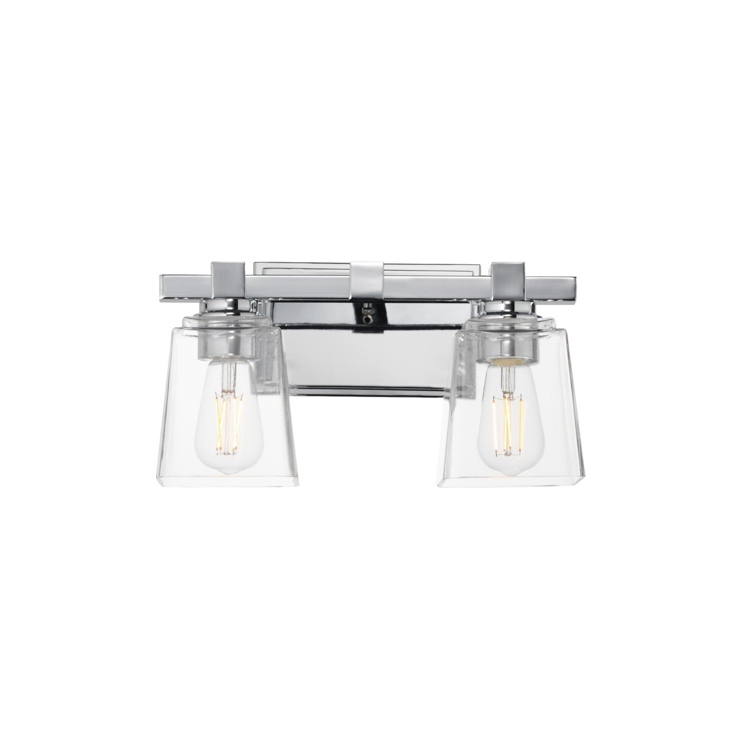 Maxim Lighting 21382CLPC Cubos Wide Wall Sconce in Polished Chrome
