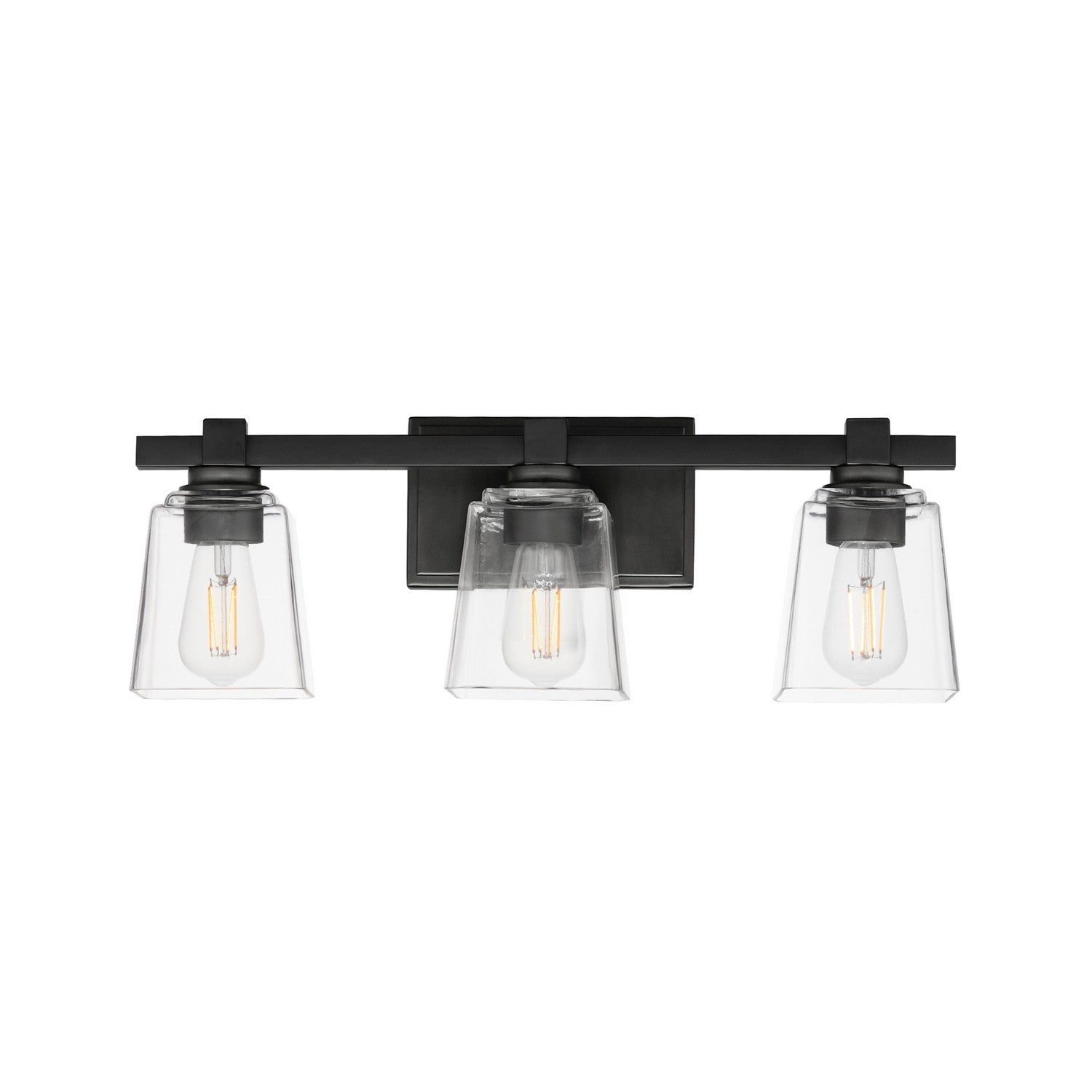 Maxim Lighting 21383CLBK Cubos Bath Vanity in Black
