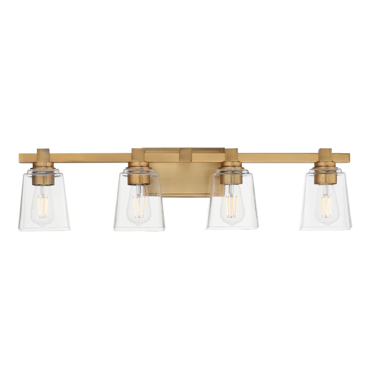 Maxim Lighting 21384CLNAB Cubos Bath Vanity in Natural Aged Brass