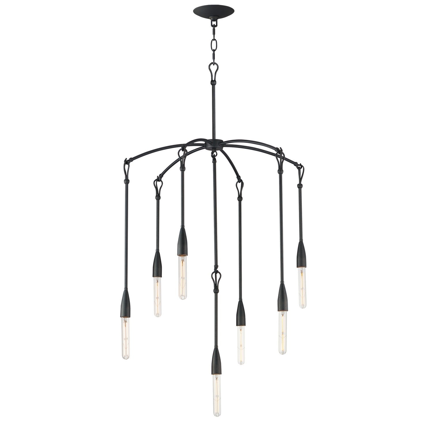 Maxim Lighting 27718AR Pioneer Chandelier in Anthracite