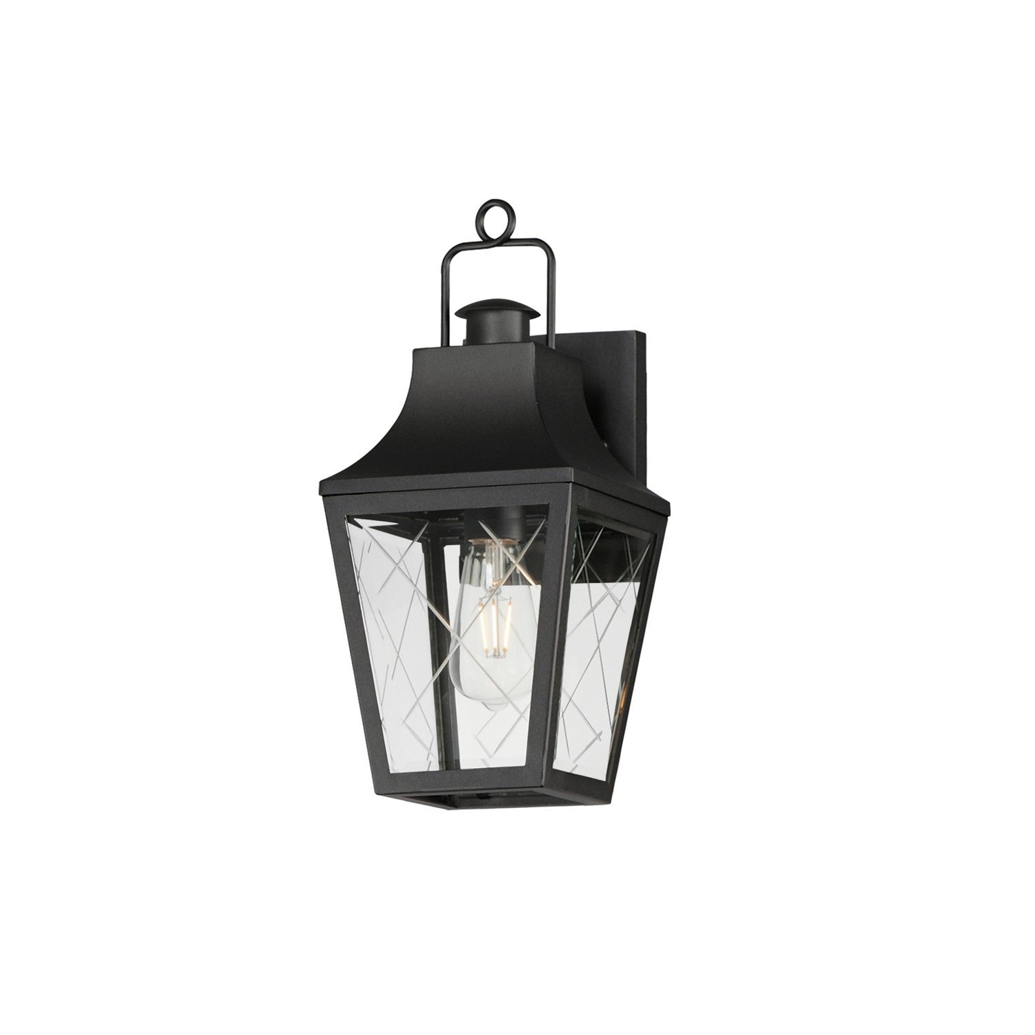 Maxim Lighting 30361CLBK Storybook Outdoor Wall Sconce in Black