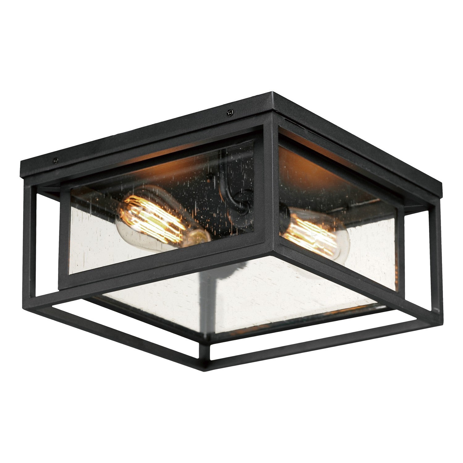 Maxim Lighting 40661CDBK Cabana VX Flush Mount in Black