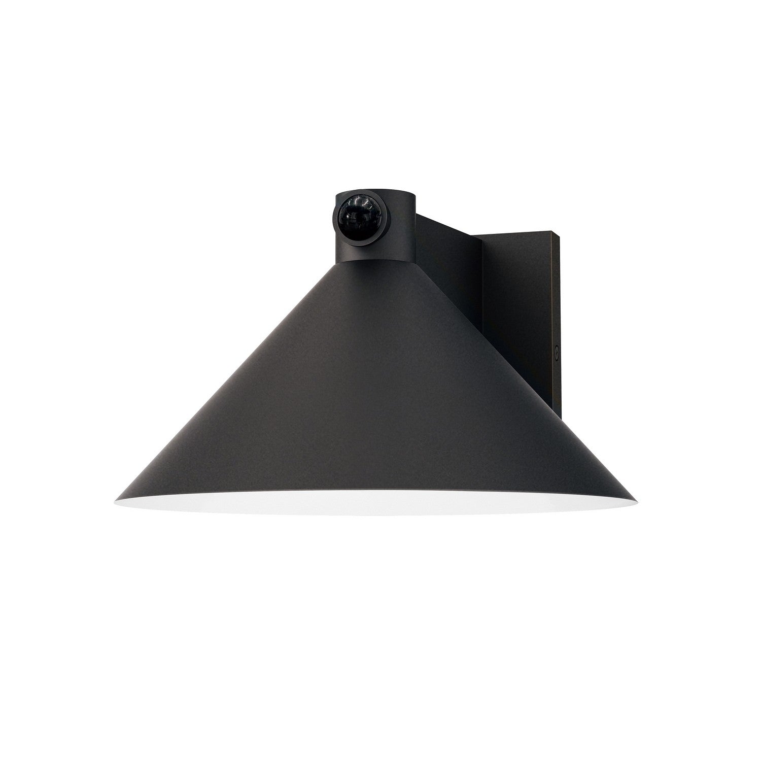 Maxim Lighting 86143BK/MSP Conoid LED Outdoor Wall Sconce W/ Dusk Dawn in Black