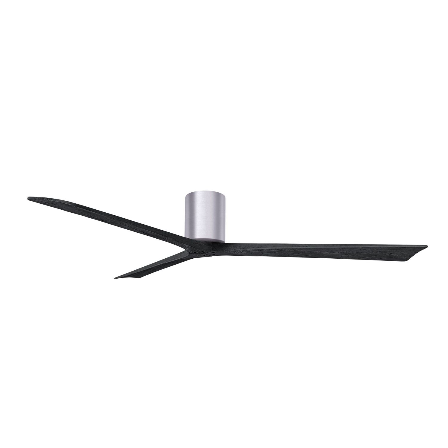 Matthews Fan Company - IR3H-BN-BK-72 - 72"Ceiling Fan - Irene-3H - Brushed Nickel
