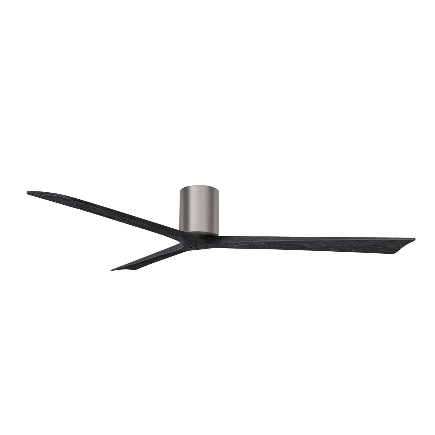 Matthews Fan Company - IR3H-BP-BK-72 - 72"Ceiling Fan - Irene-3H - Brushed Pewter