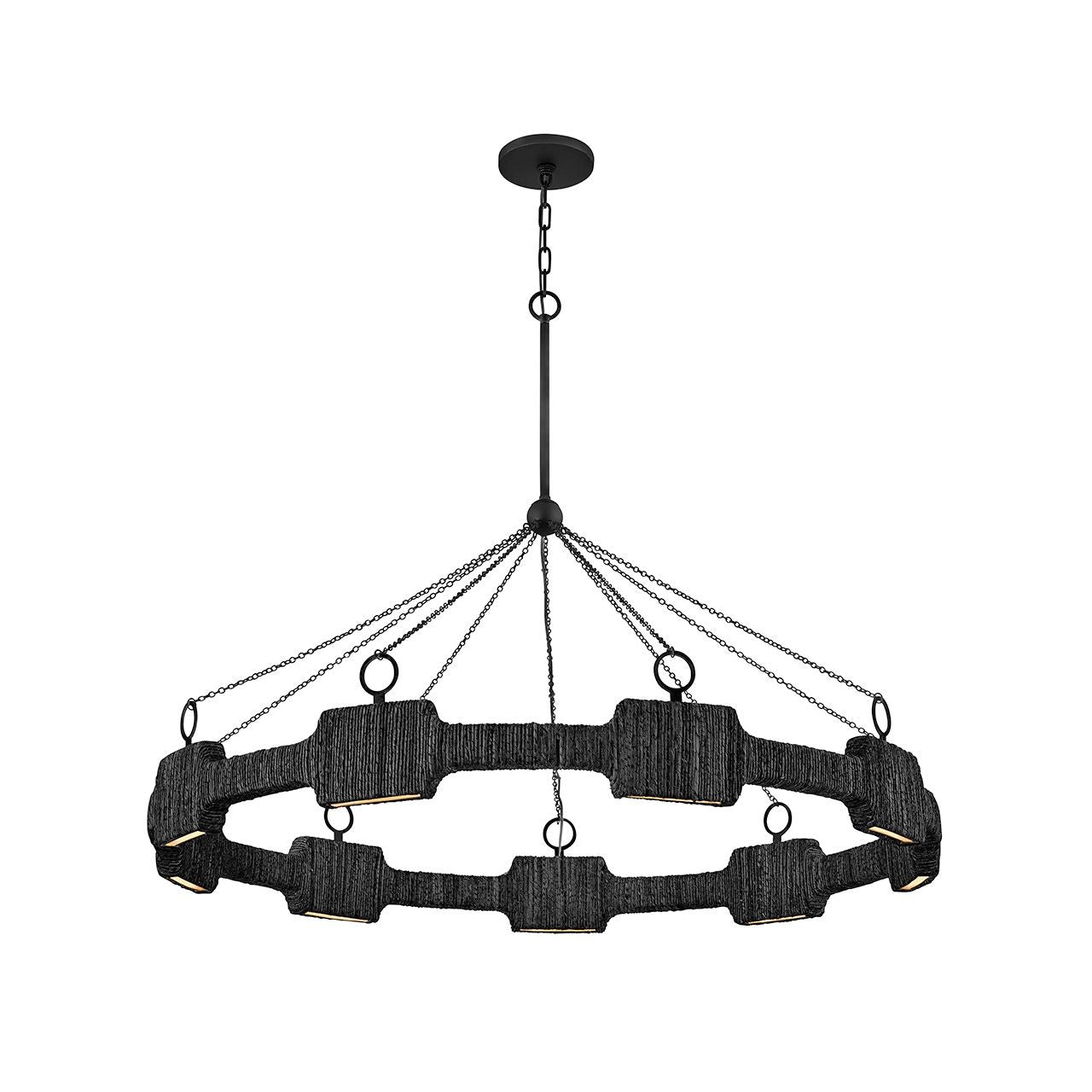 Hinkley Canada - 34108CBK - LED Chandelier - Raffi - Carbon Black