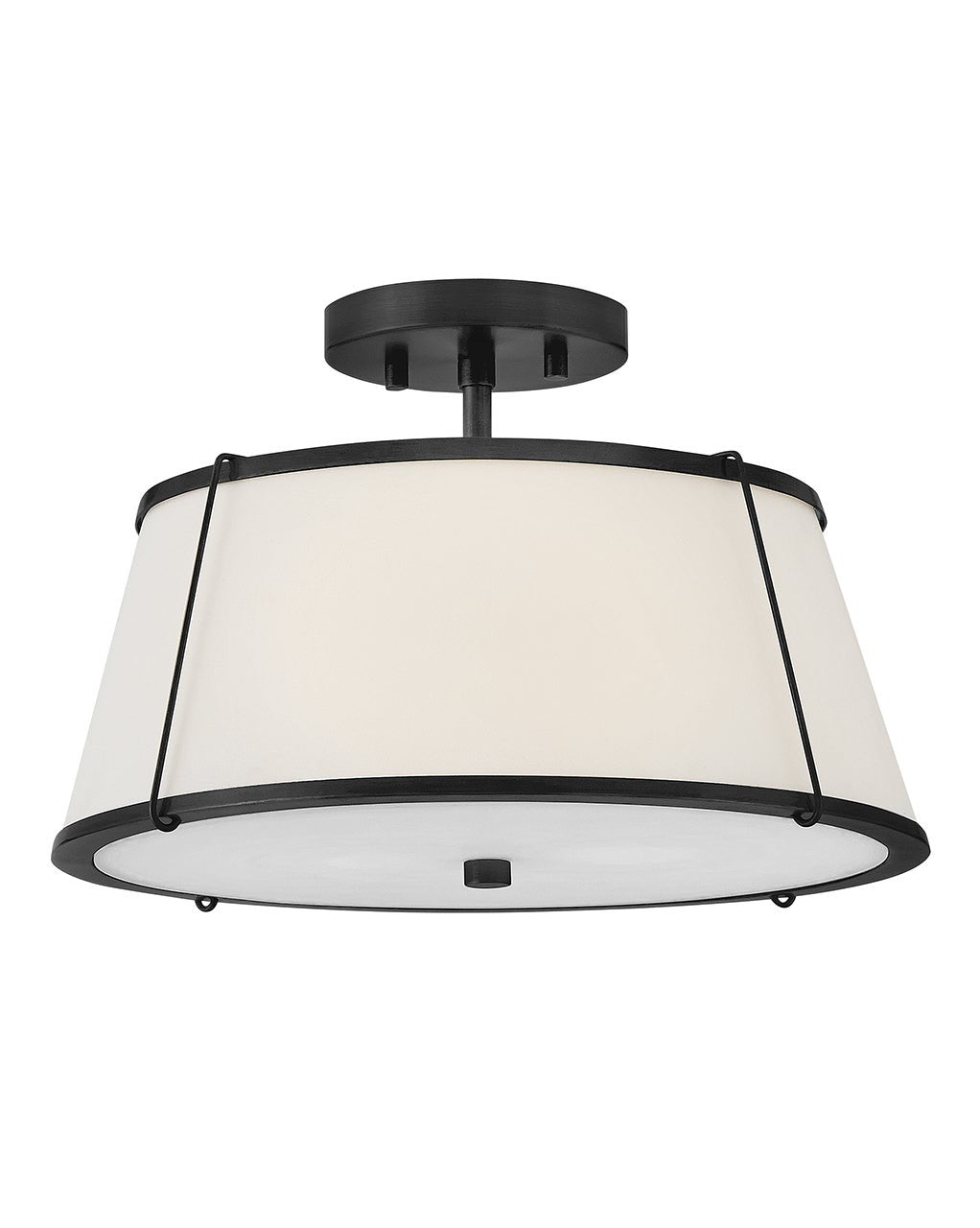 Hinkley Canada - 4893BK - LED Semi-Flush Mount - Clarke - Black