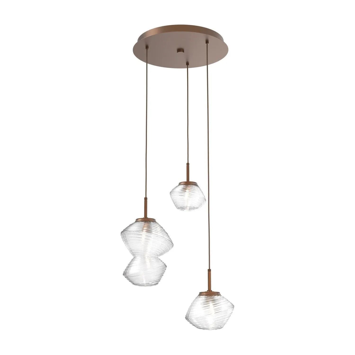 Hammerton Studio - CHB0089-03-BB-C-C01-L1 - LED Pendant - Mesa - Burnished Bronze