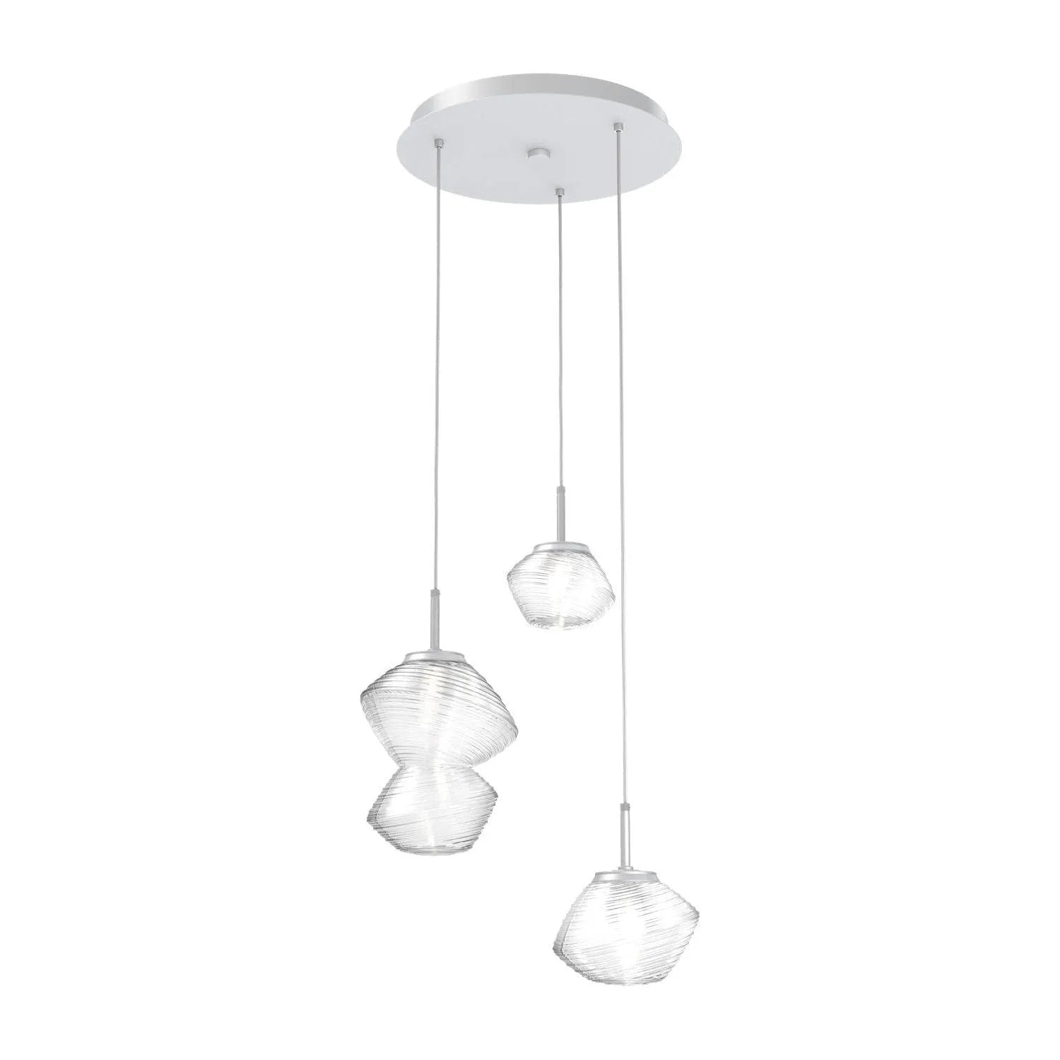 Hammerton Studio - CHB0089-03-CS-C-C01-L3 - LED Pendant - Mesa - Classic Silver