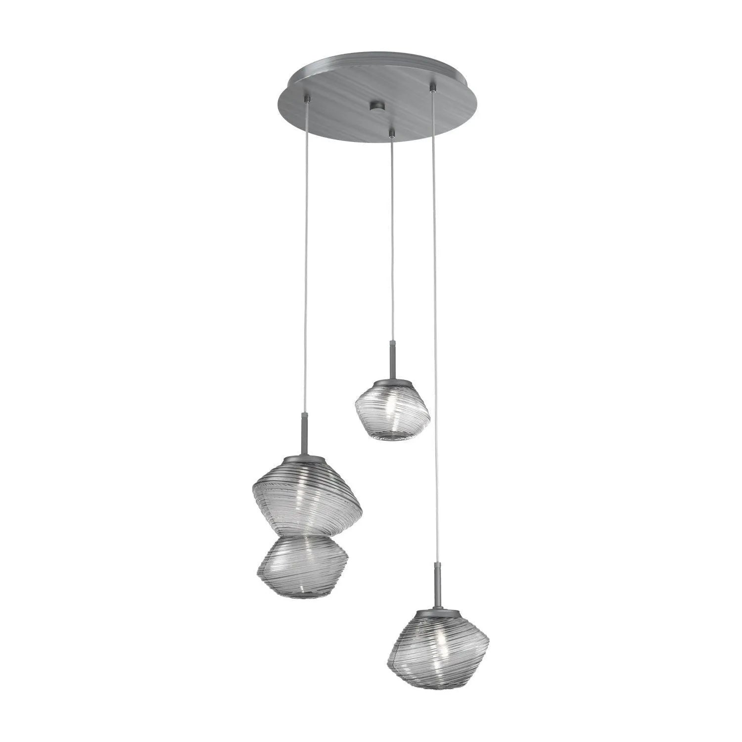Hammerton Studio - CHB0089-03-GM-S-C01-L1 - LED Pendant - Mesa - Gunmetal