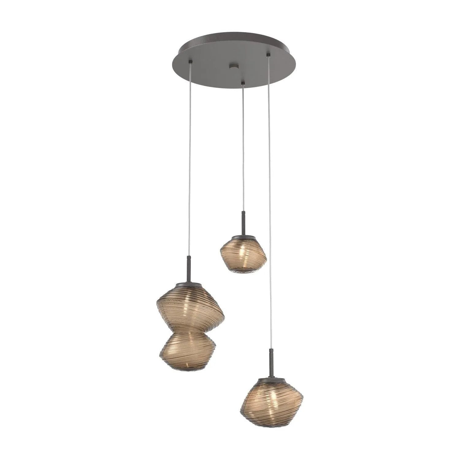 Hammerton Studio - CHB0089-03-GP-B-C01-L1 - LED Pendant - Mesa - Graphite