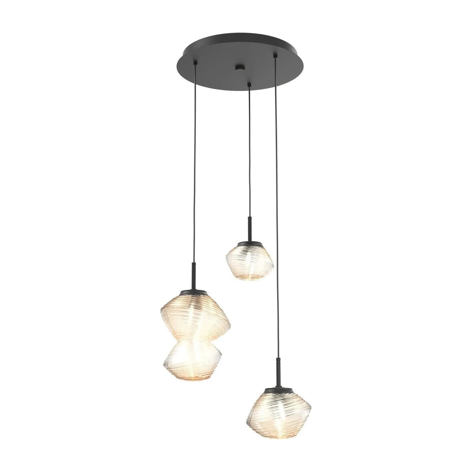 Hammerton Studio - CHB0089-03-MB-A-C01-L3 - LED Pendant - Mesa - Matte Black