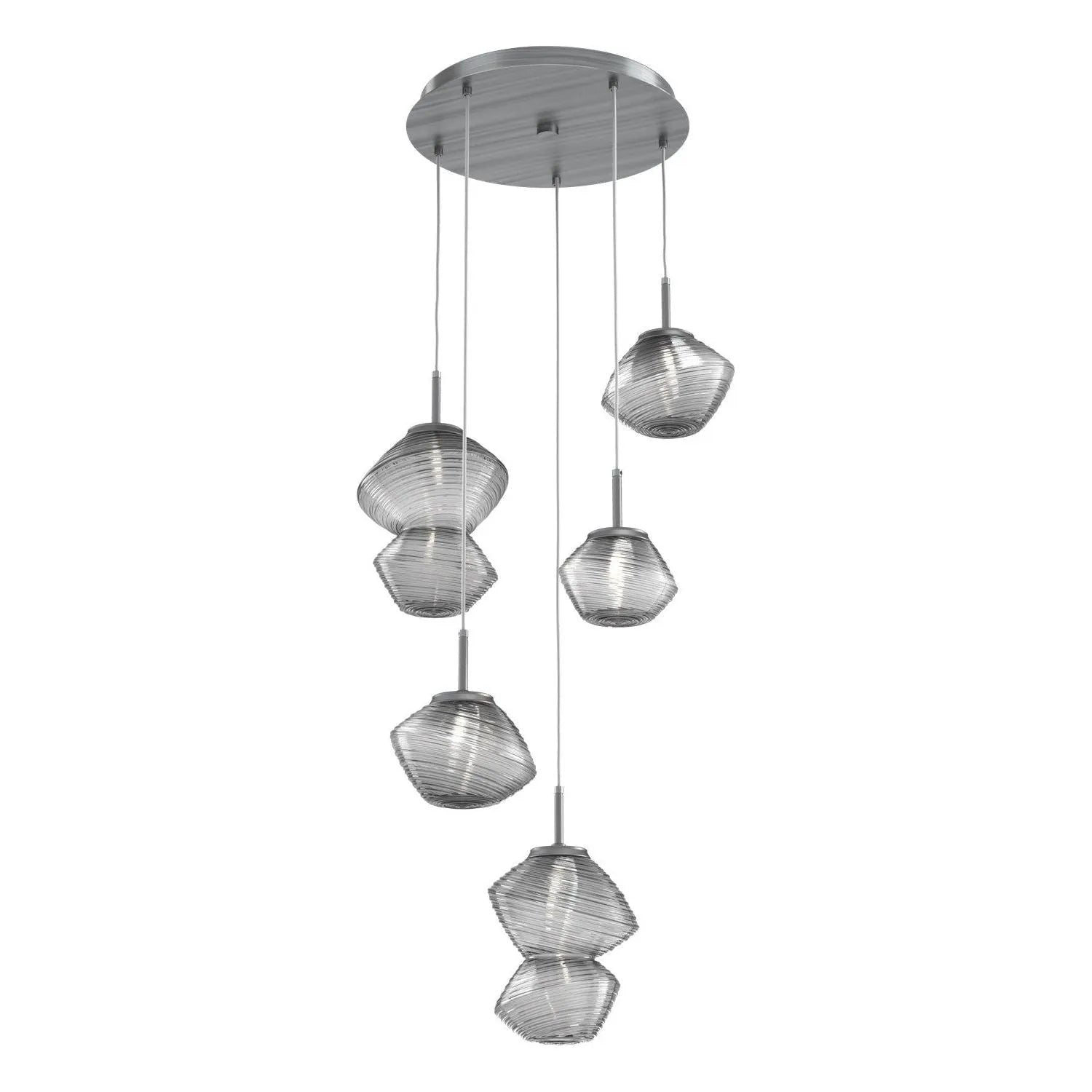 Hammerton Studio - CHB0089-05-GM-S-C01-L3 - LED Pendant - Mesa - Gunmetal