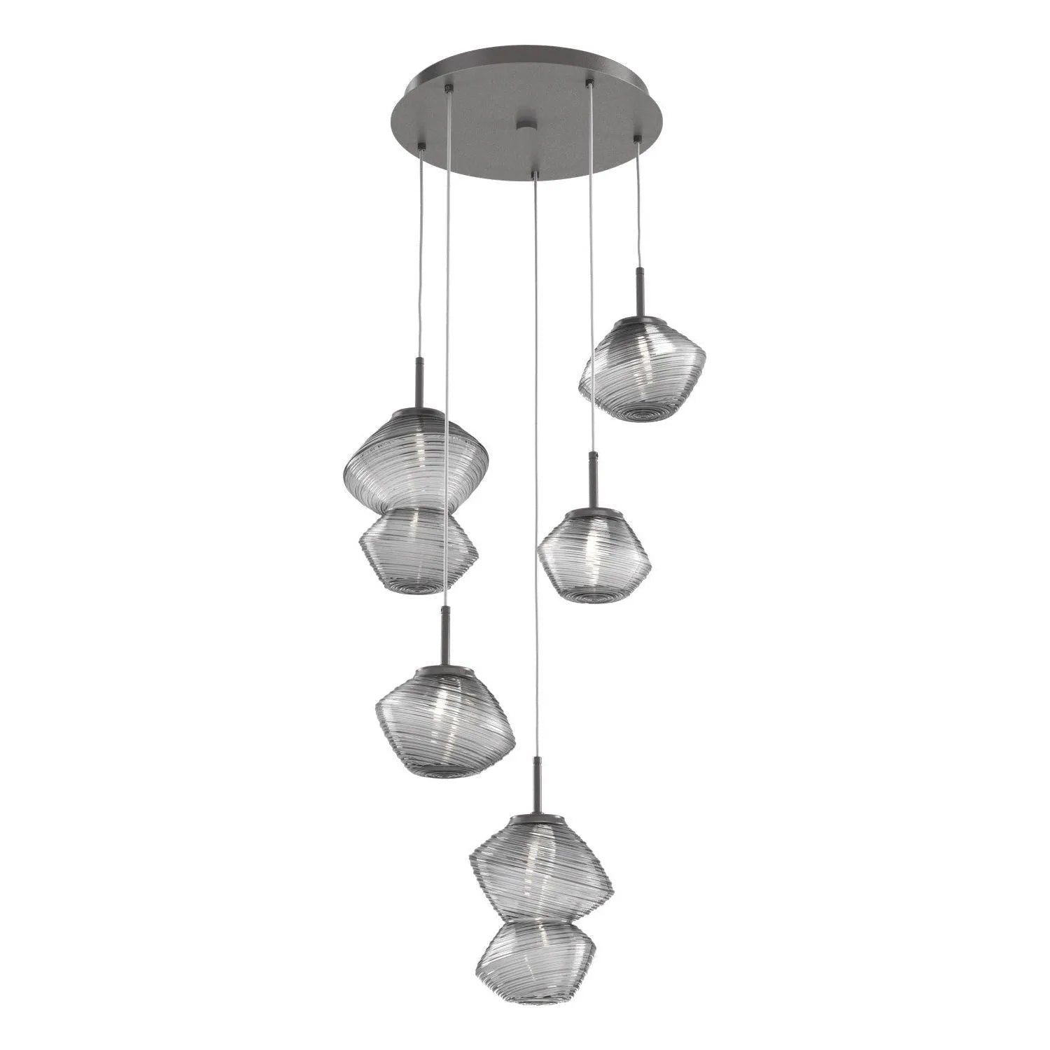 Hammerton Studio - CHB0089-05-GP-S-C01-L1 - LED Pendant - Mesa - Graphite