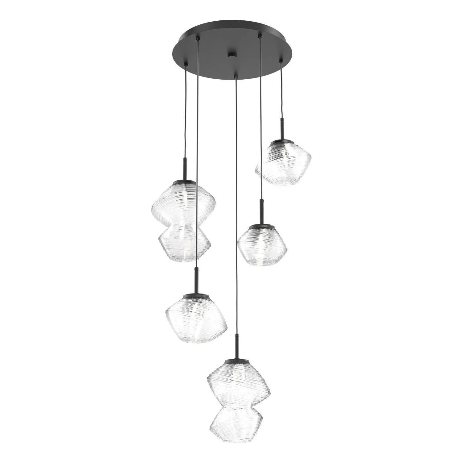 Hammerton Studio - CHB0089-05-MB-C-C01-L3 - LED Pendant - Mesa - Matte Black