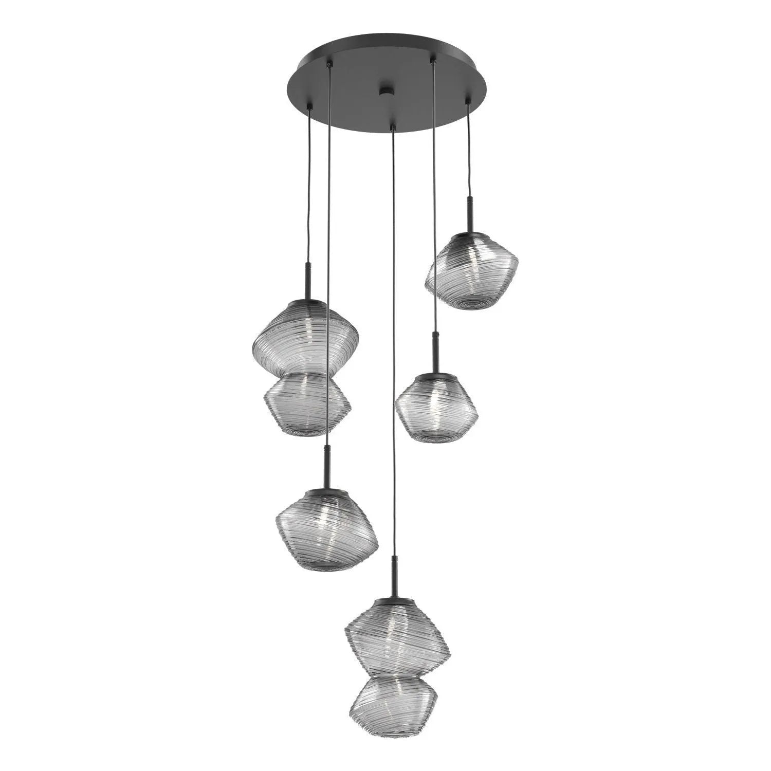Hammerton Studio - CHB0089-05-MB-S-C01-L3 - LED Pendant - Mesa - Matte Black