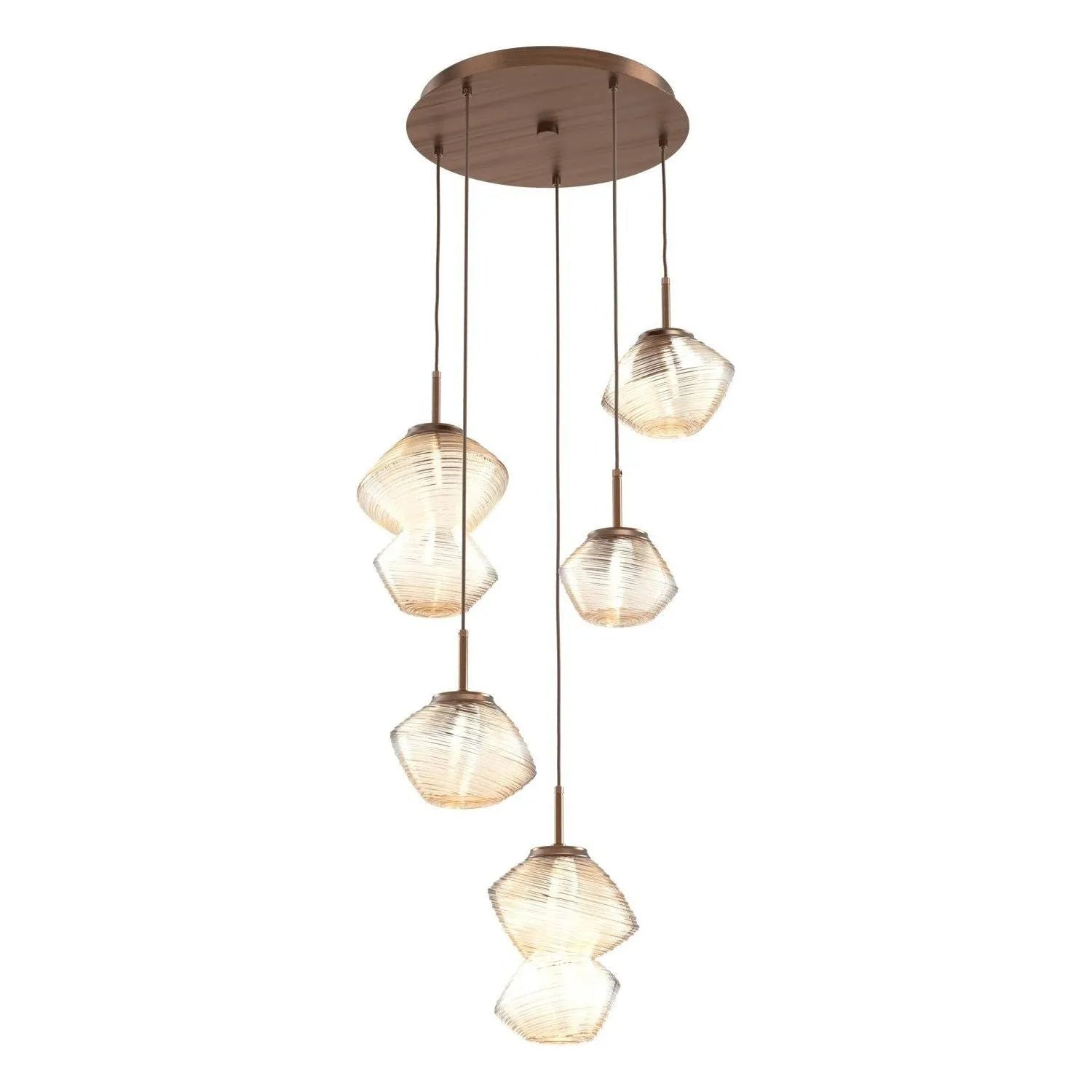Hammerton Studio - CHB0089-05-RB-A-C01-L3 - LED Pendant - Mesa - Oil Rubbed Bronze