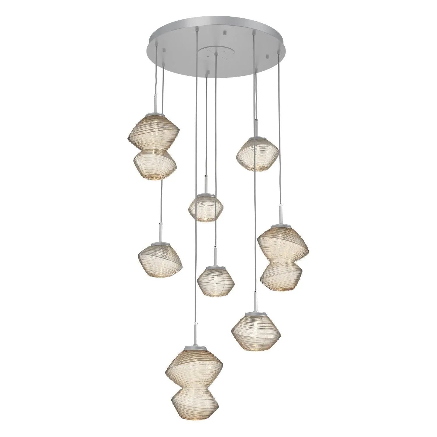 Hammerton Studio - CHB0089-08-CS-A-C01-L1 - LED Chandelier - Mesa - Classic Silver