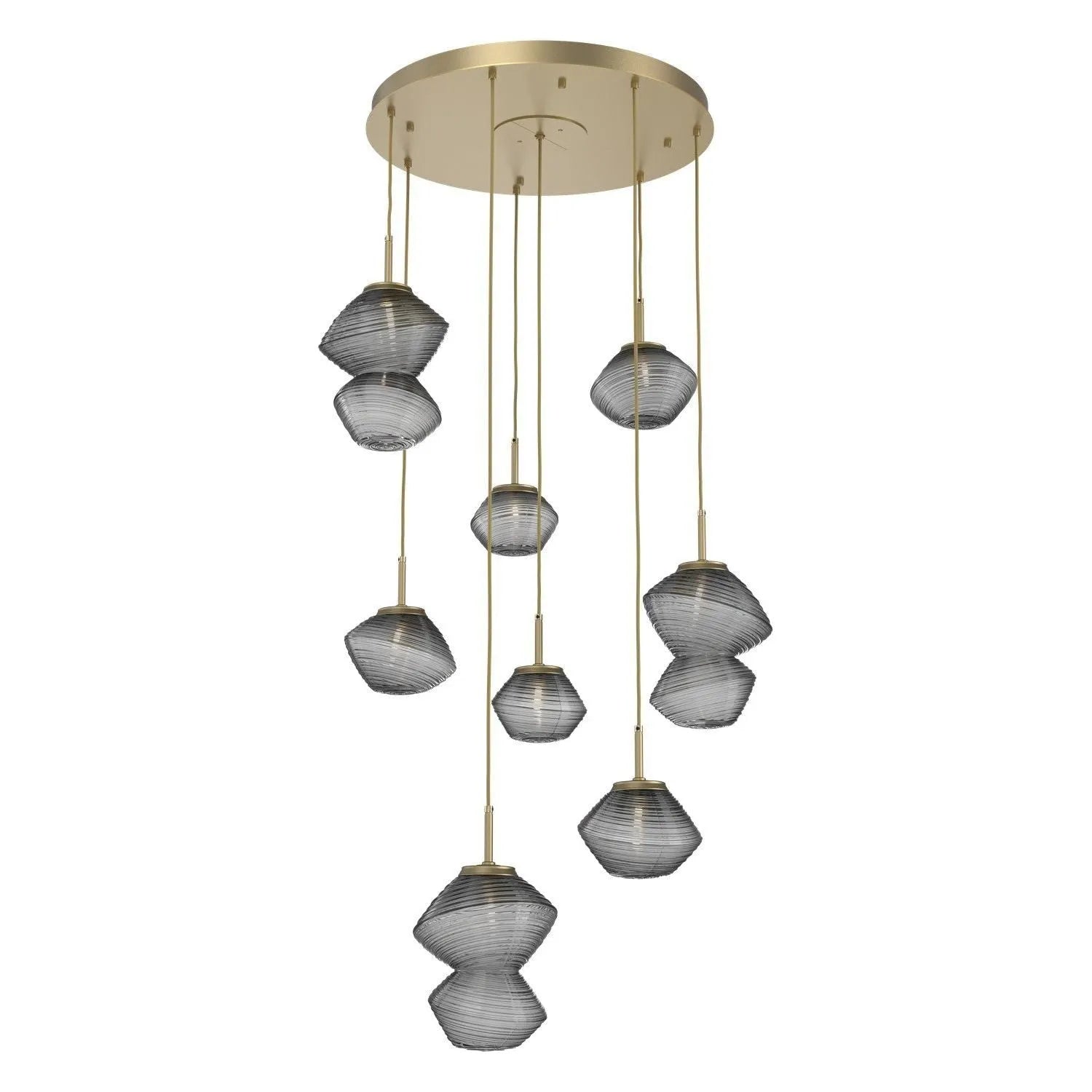 Hammerton Studio - CHB0089-08-GB-S-C01-L3 - LED Chandelier - Mesa - Gilded Brass