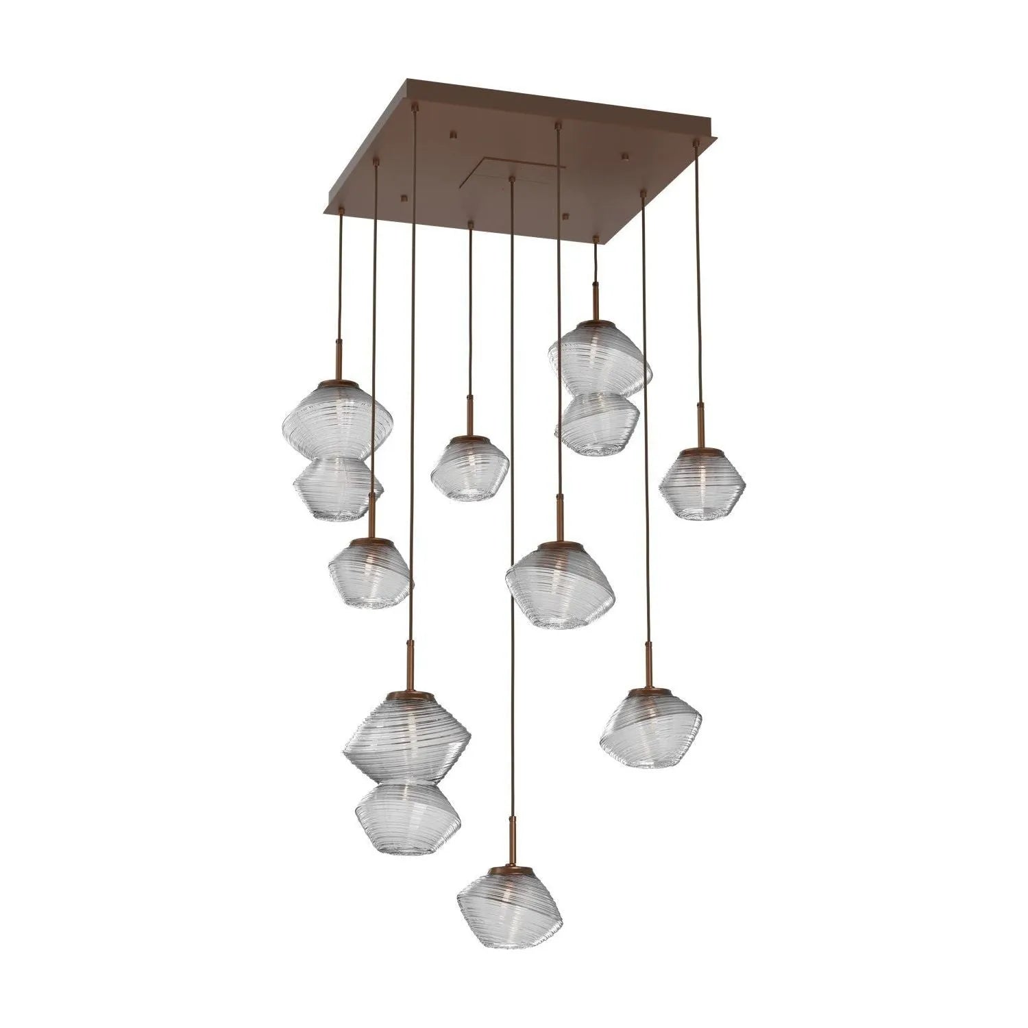 Hammerton Studio - CHB0089-09-BB-C-C01-L3 - LED Chandelier - Mesa - Burnished Bronze