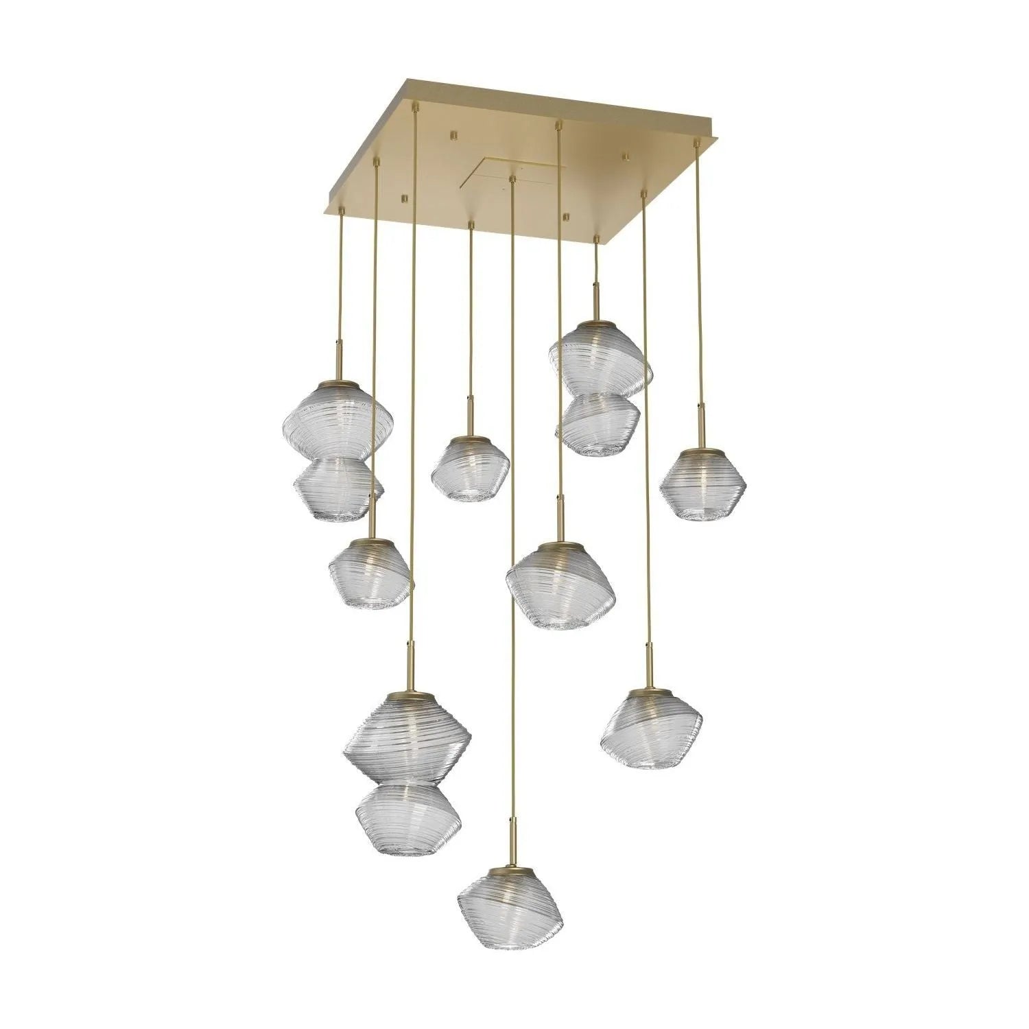 Hammerton Studio - CHB0089-09-GB-C-C01-L1 - LED Chandelier - Mesa - Gilded Brass