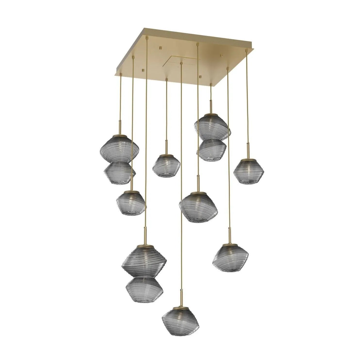 Hammerton Studio - CHB0089-09-GB-S-C01-L1 - LED Chandelier - Mesa - Gilded Brass