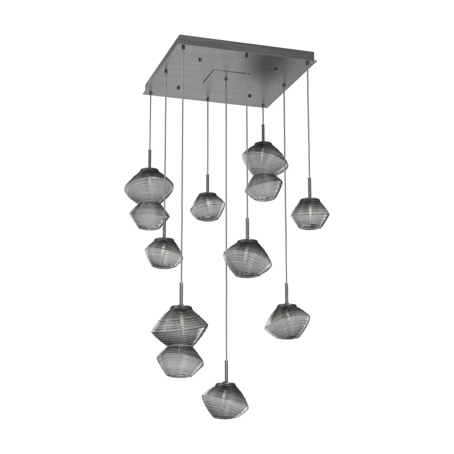 Hammerton Studio - CHB0089-09-GM-S-C01-L1 - LED Chandelier - Mesa - Gunmetal
