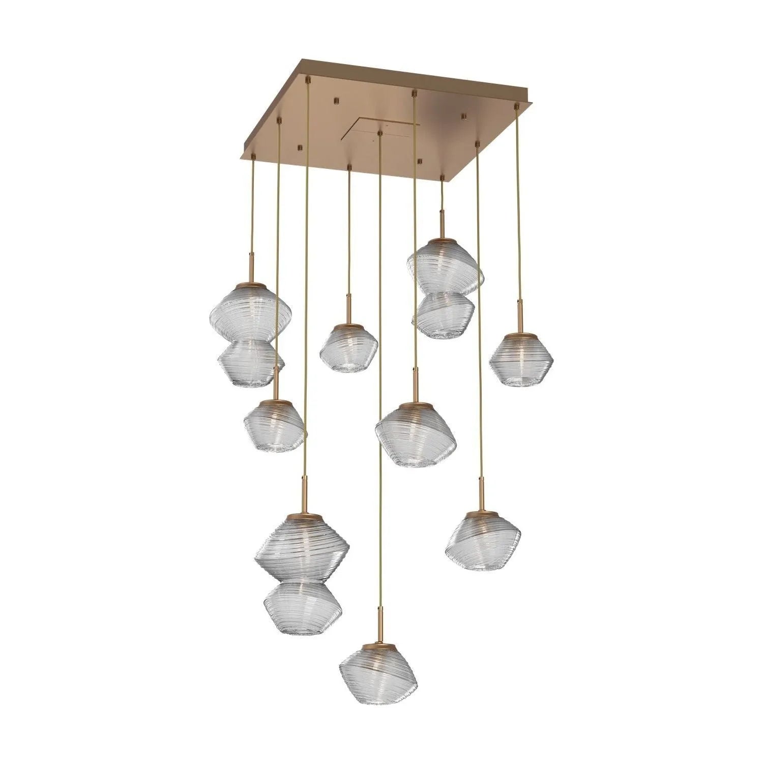 Hammerton Studio - CHB0089-09-NB-C-C01-L1 - LED Chandelier - Mesa - Novel Brass