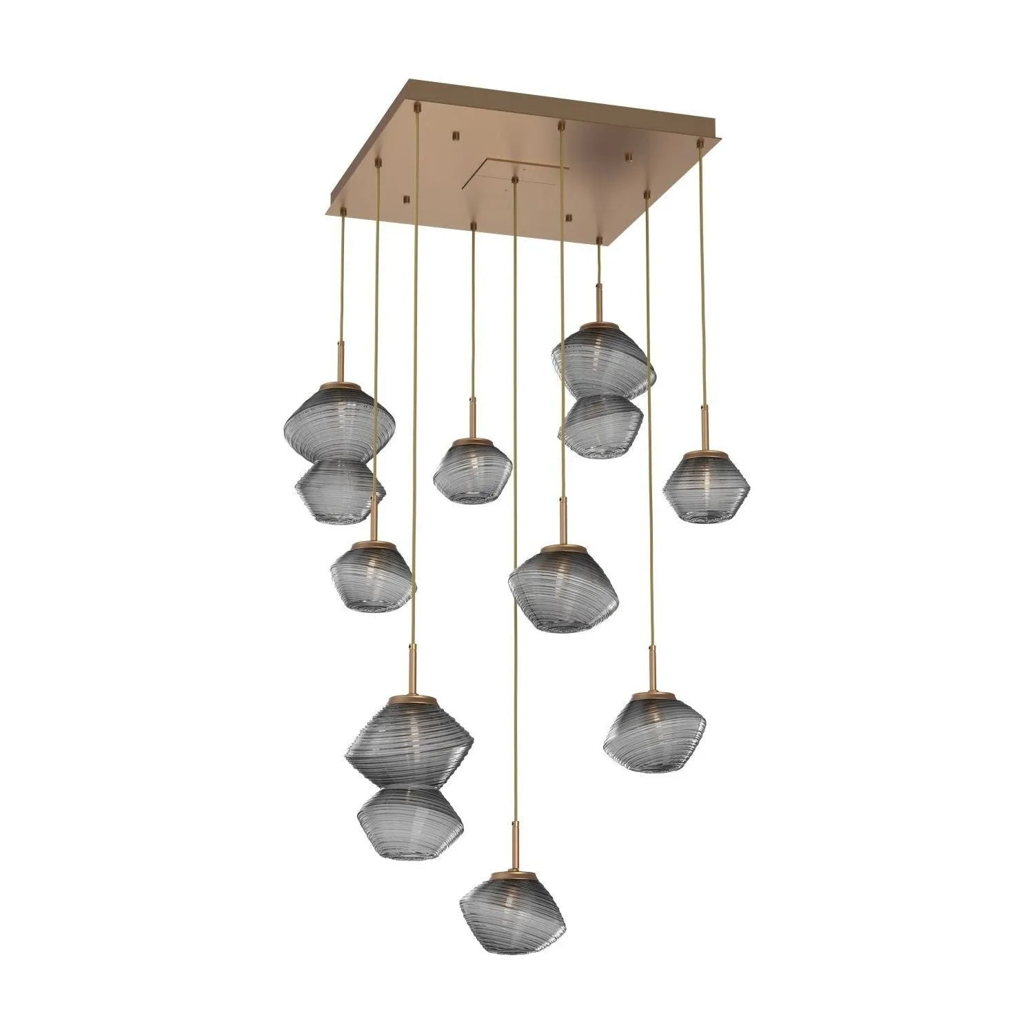 Hammerton Studio - CHB0089-09-NB-S-C01-L1 - LED Chandelier - Mesa - Novel Brass
