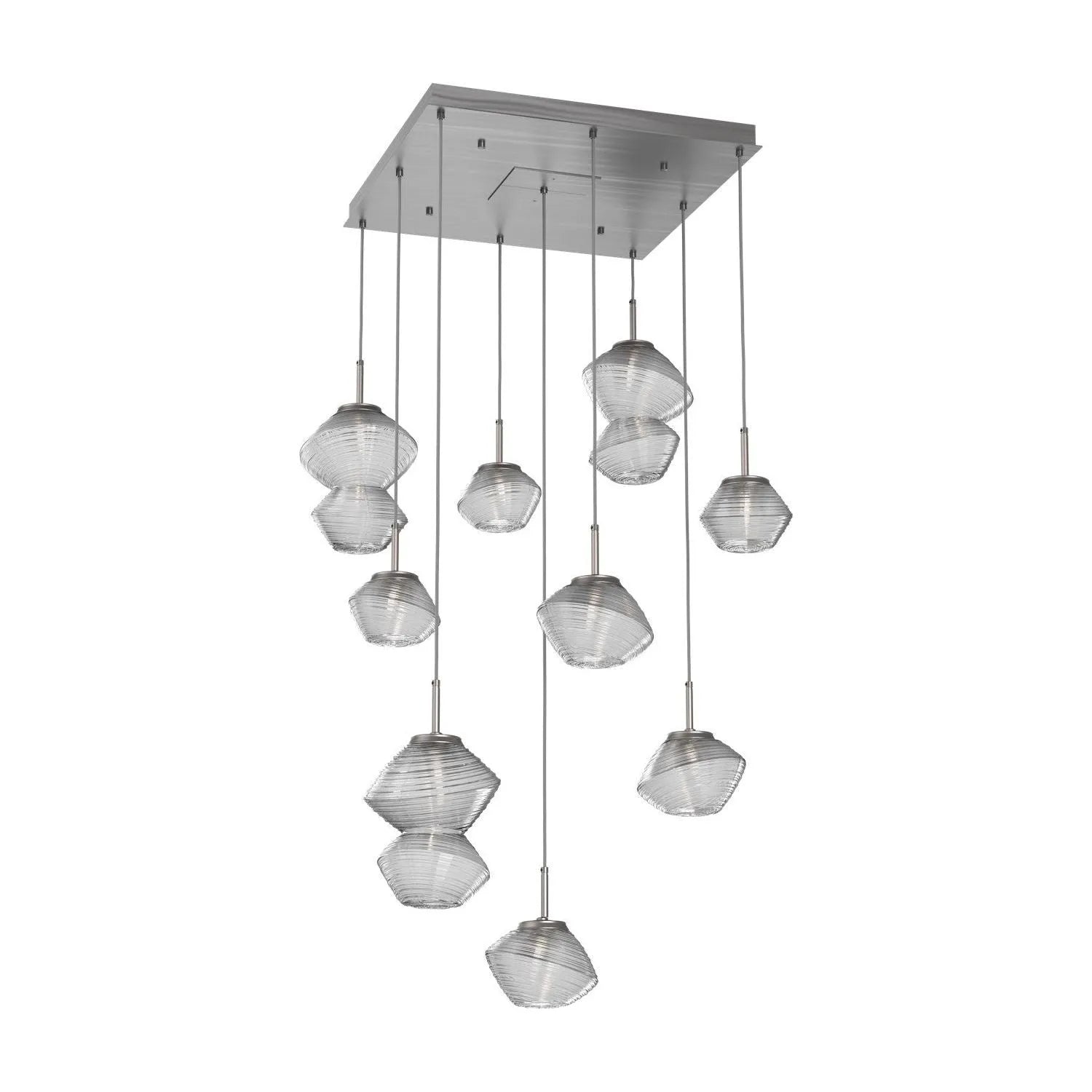 Hammerton Studio - CHB0089-09-SN-C-C01-L3 - LED Chandelier - Mesa - Satin Nickel