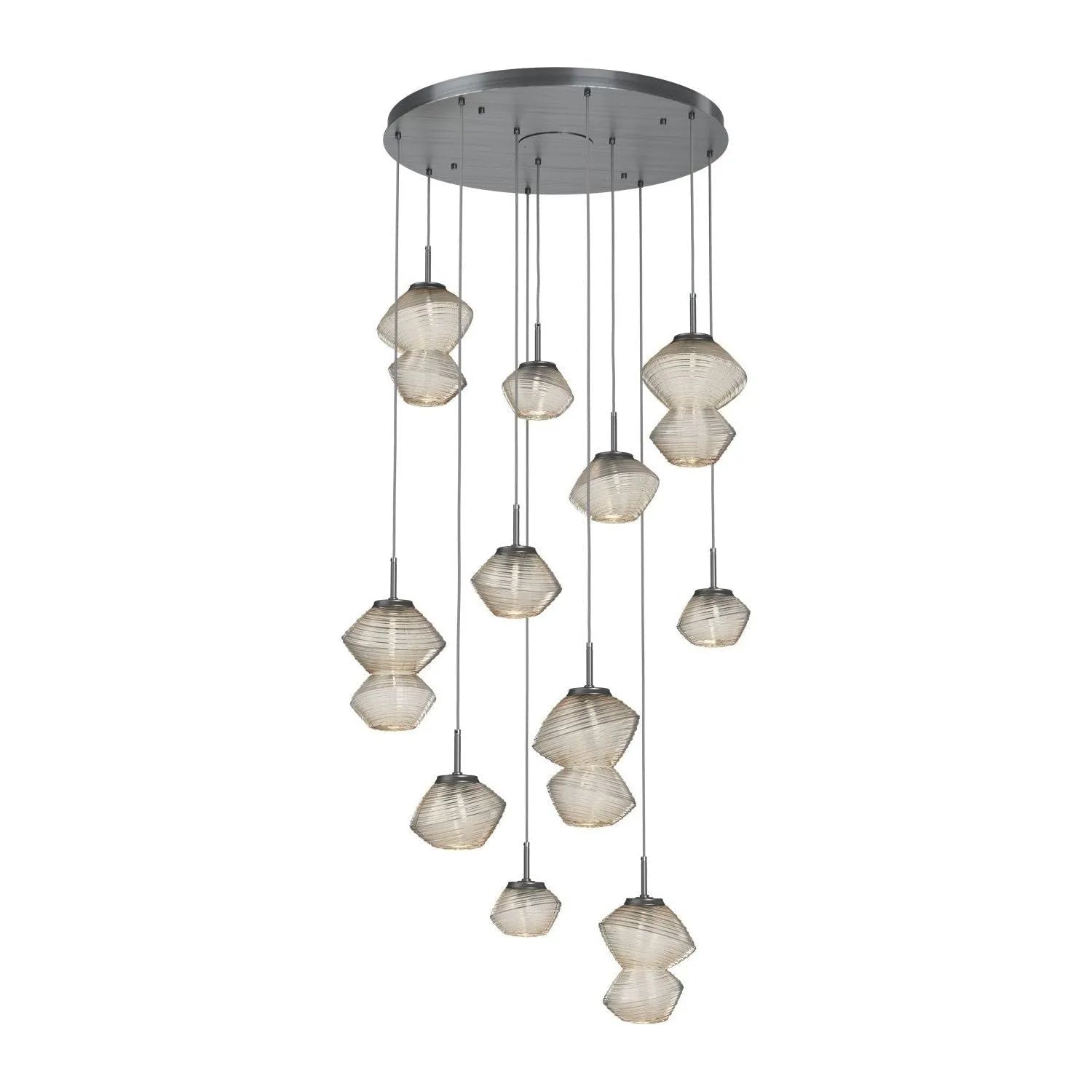 Hammerton Studio - CHB0089-11-GM-A-C01-L3 - LED Chandelier - Mesa - Gunmetal