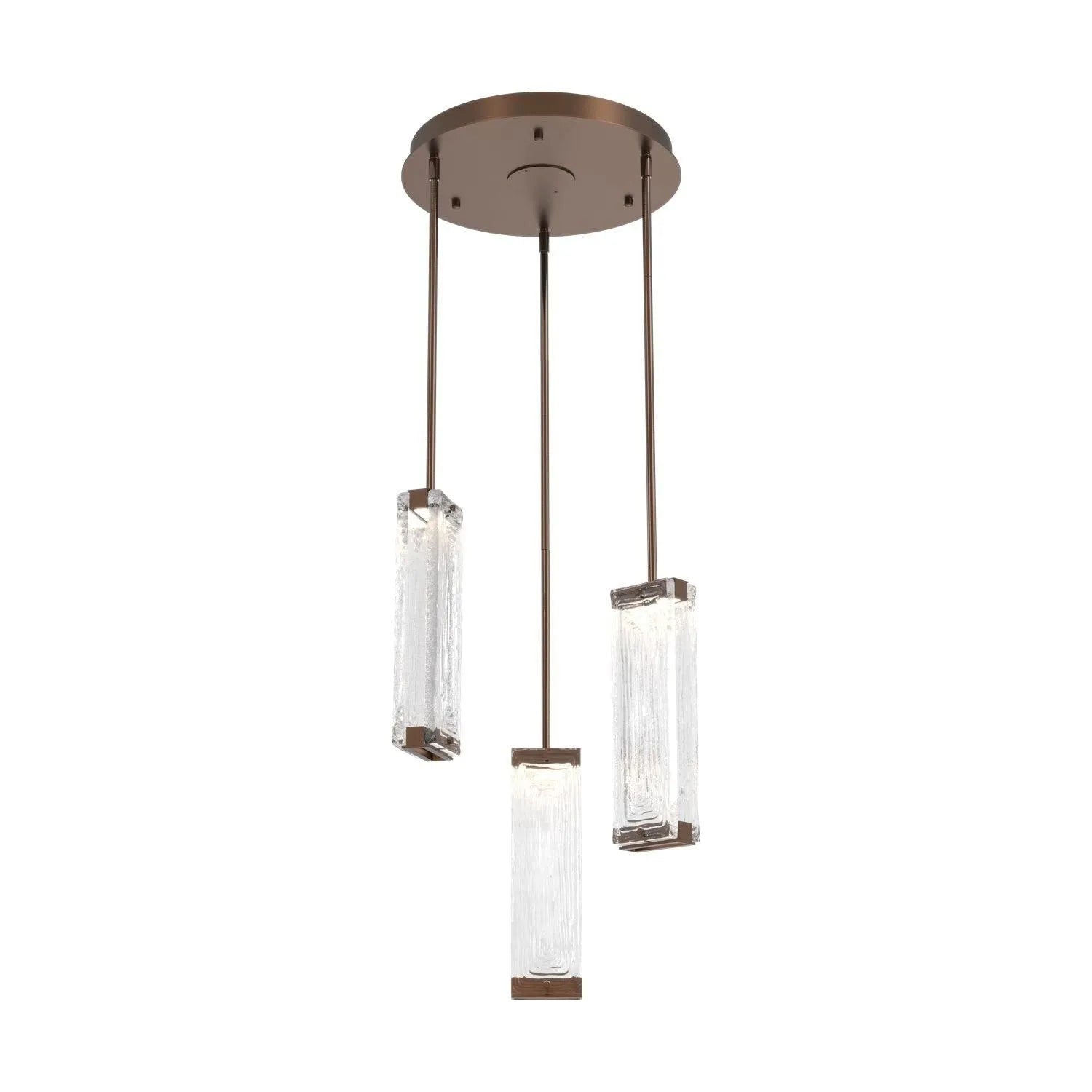 Hammerton Studio - CHB0090-03-BB-TL-001-L3 - LED Pendant - Tabulo - Burnished Bronze