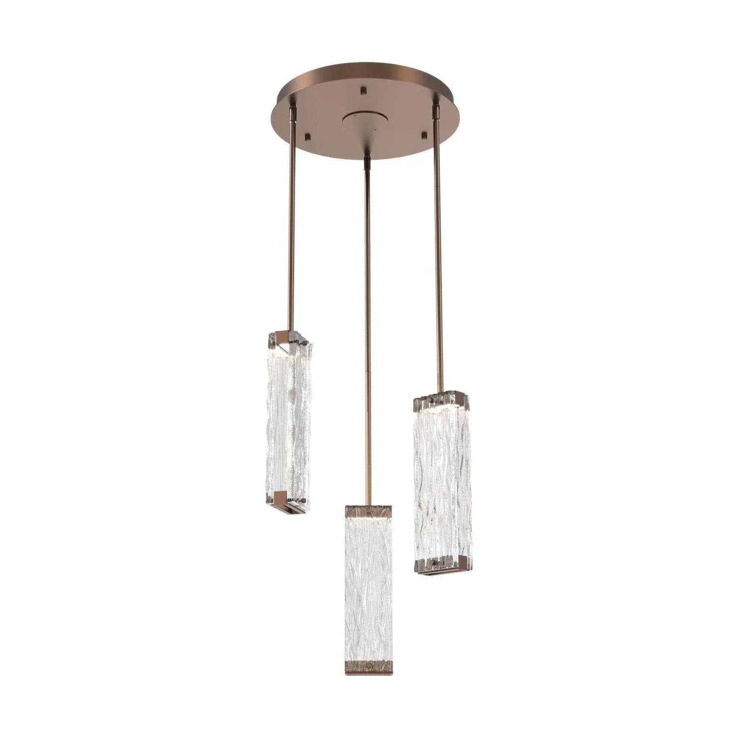 Hammerton Studio - CHB0090-03-BB-TT-001-L1 - LED Pendant - Tabulo - Burnished Bronze