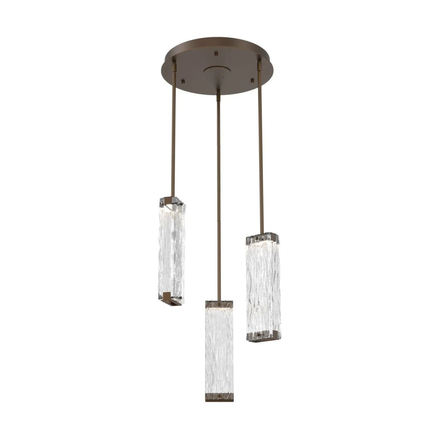 Hammerton Studio - CHB0090-03-FB-TT-001-L1 - LED Pendant - Tabulo - Flat Bronze