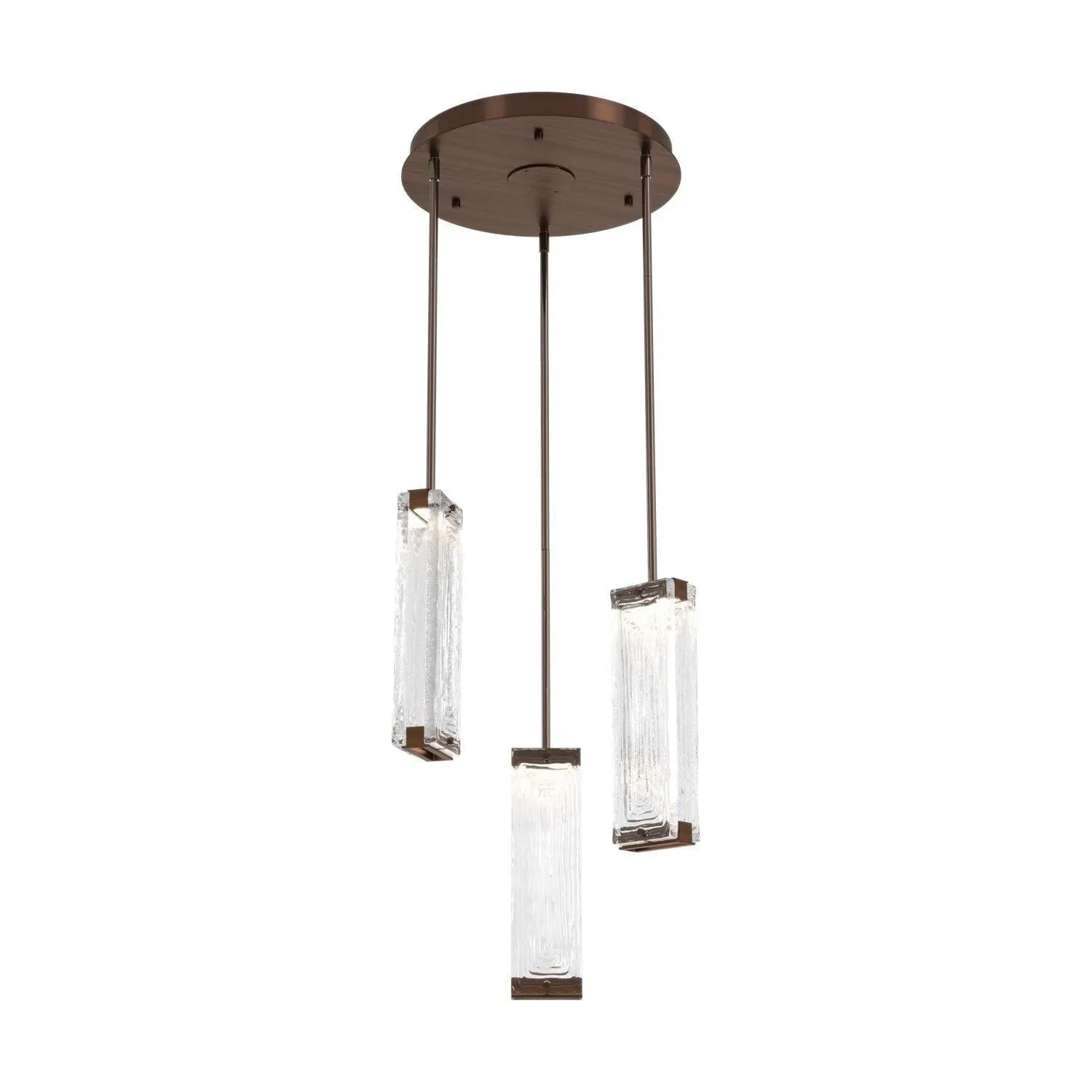Hammerton Studio - CHB0090-03-RB-TL-001-L3 - LED Pendant - Tabulo - Oil Rubbed Bronze