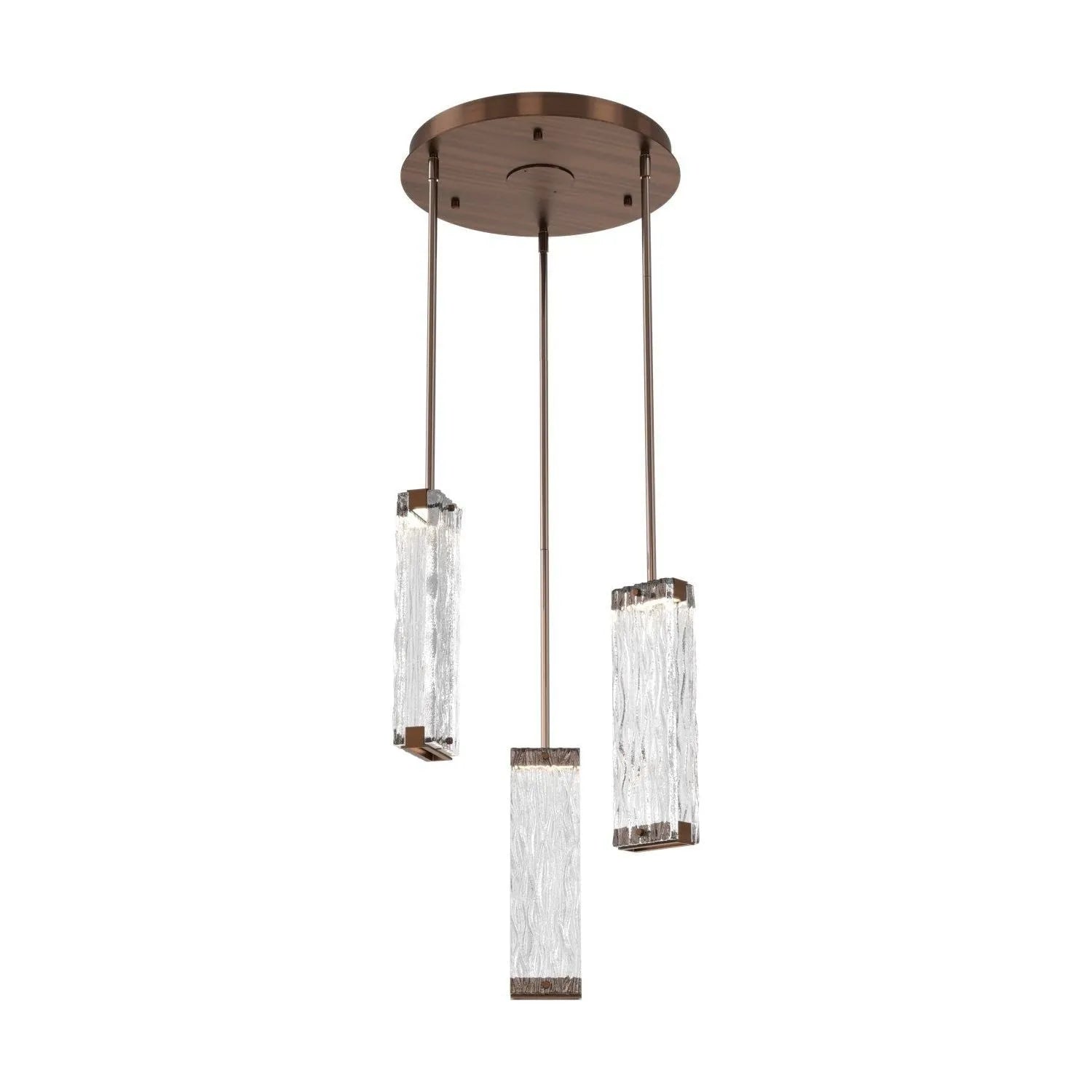 Hammerton Studio - CHB0090-03-RB-TT-001-L3 - LED Pendant - Tabulo - Oil Rubbed Bronze