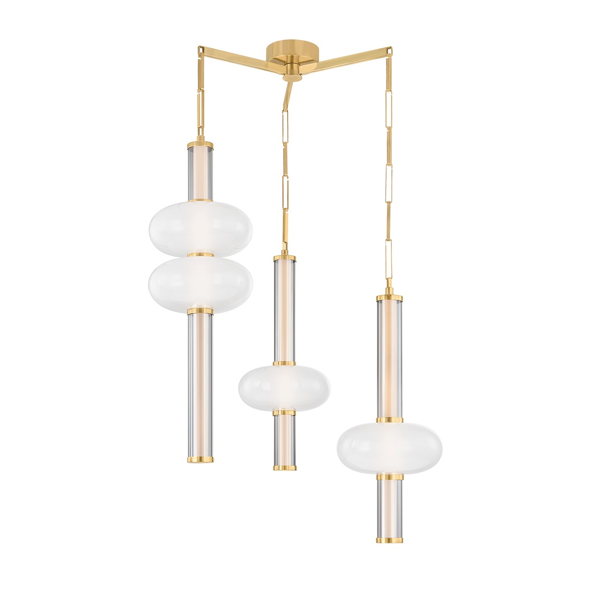 Corbett Lighting Canada - 482-37-VB - LED Chandelier - Corbin - Vintage Brass