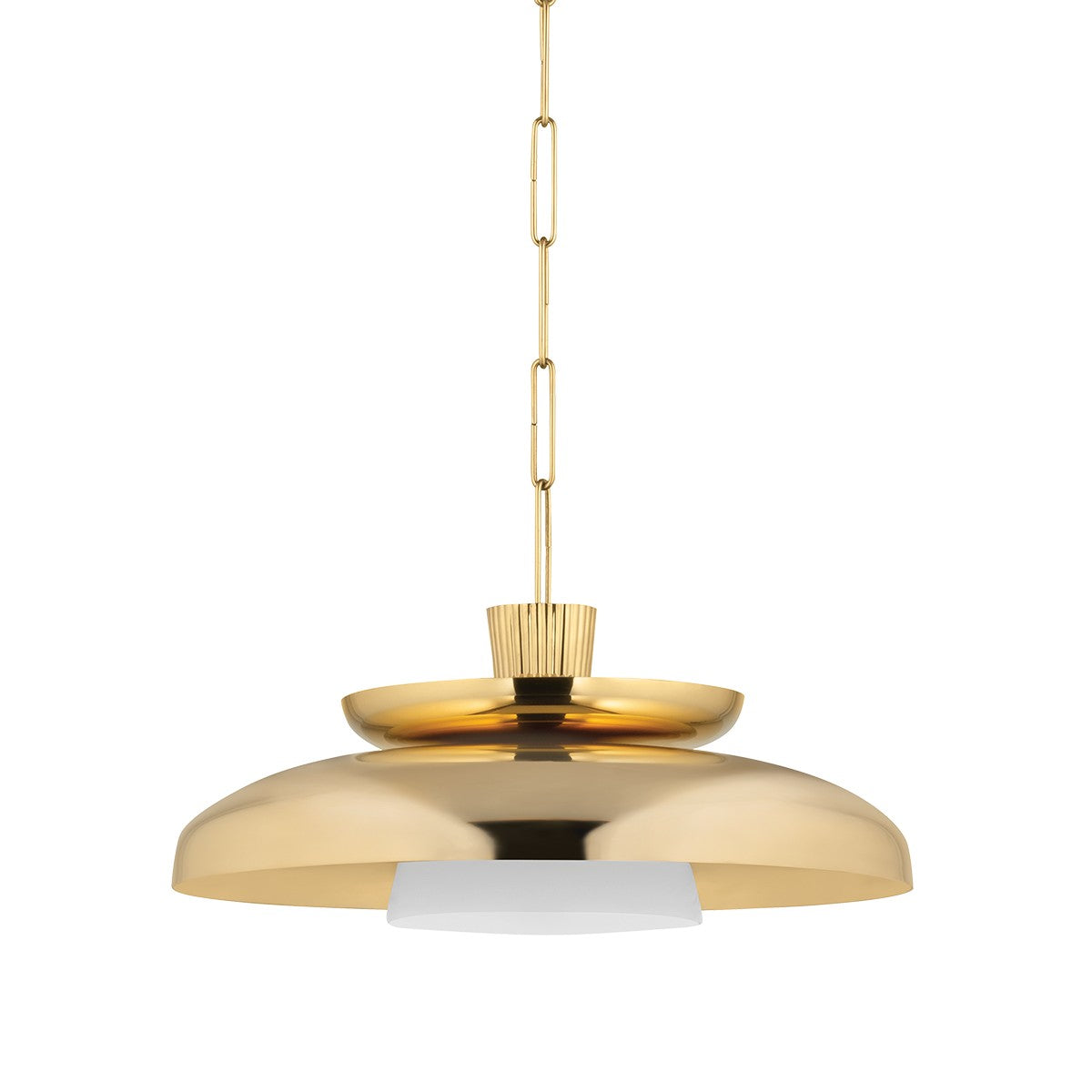 Corbett Lighting Canada - 493-22-VB - One Light Pendant - Ravenna - Vintage Brass