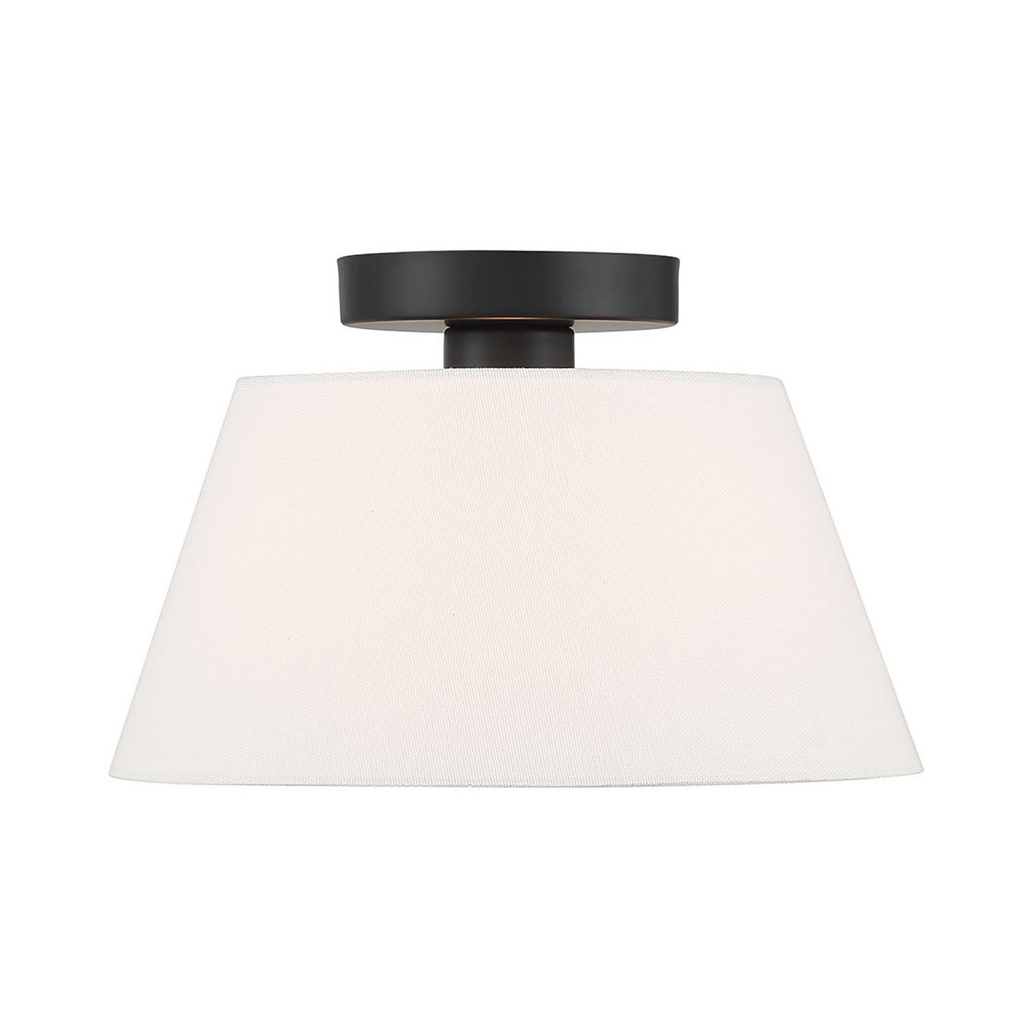 Meridian M60077MBK Une lumière semi-automatiquePlafonnier en noir mat