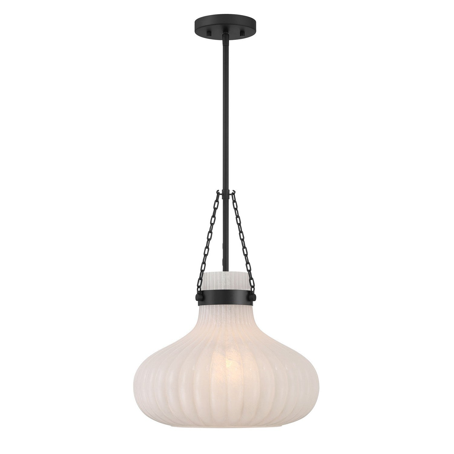 Lumière Meridian M7046MBK One Suspension en noir mat