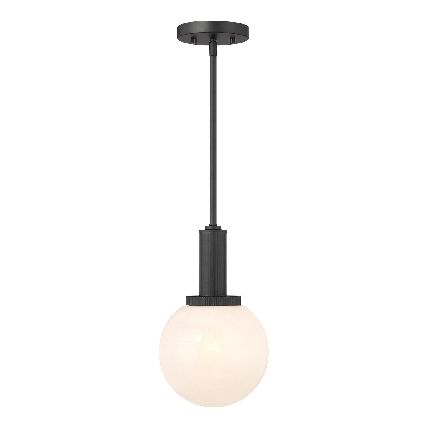 Meridian M7050MBK One Light Pendant in Matte Black