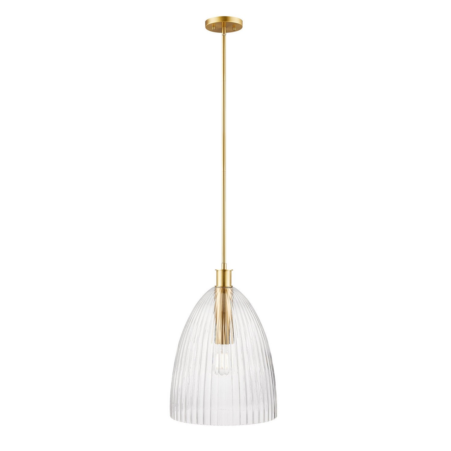 Lumière Meridian M7052NB One Suspension en laiton naturel