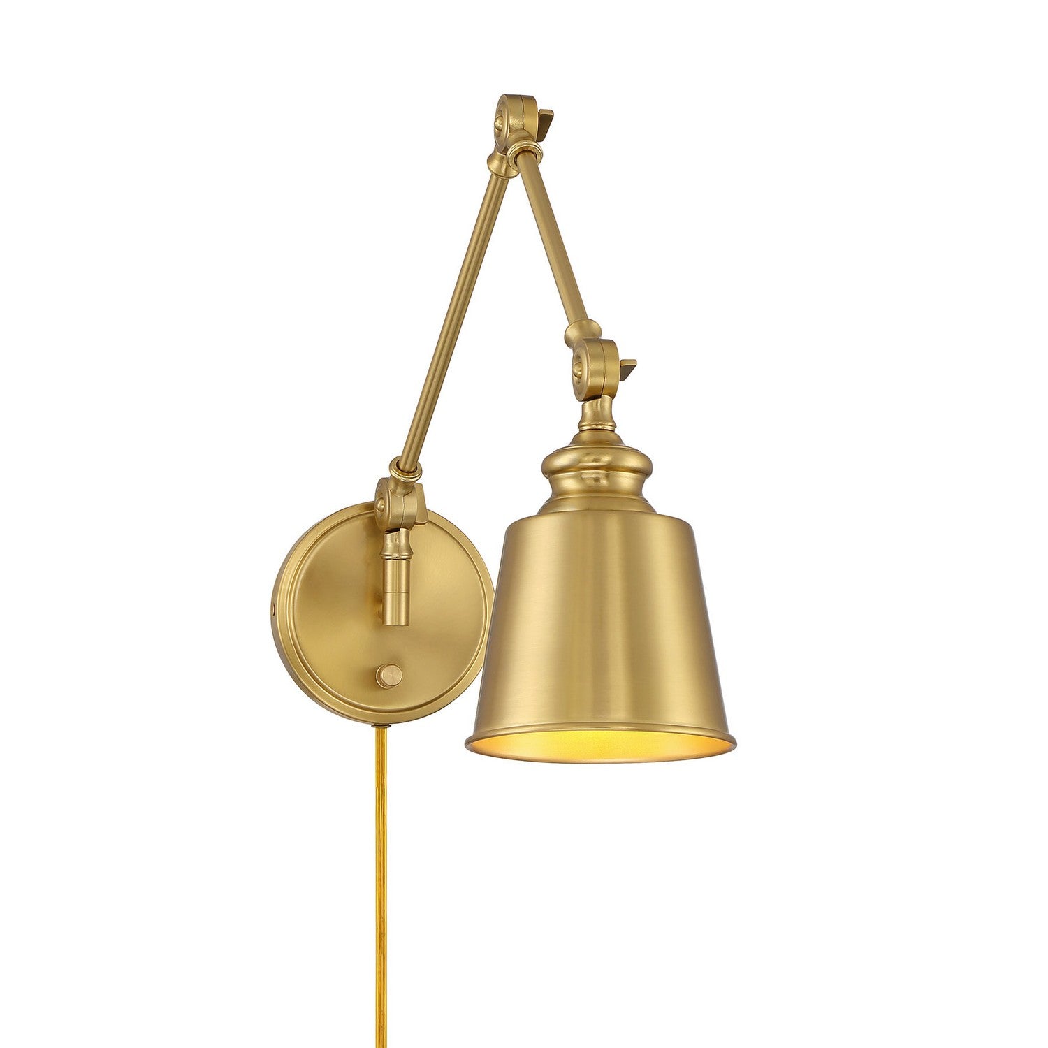 Lumière Meridian M90089NB Une lampe Murale (Lot de 2) en laiton naturel
