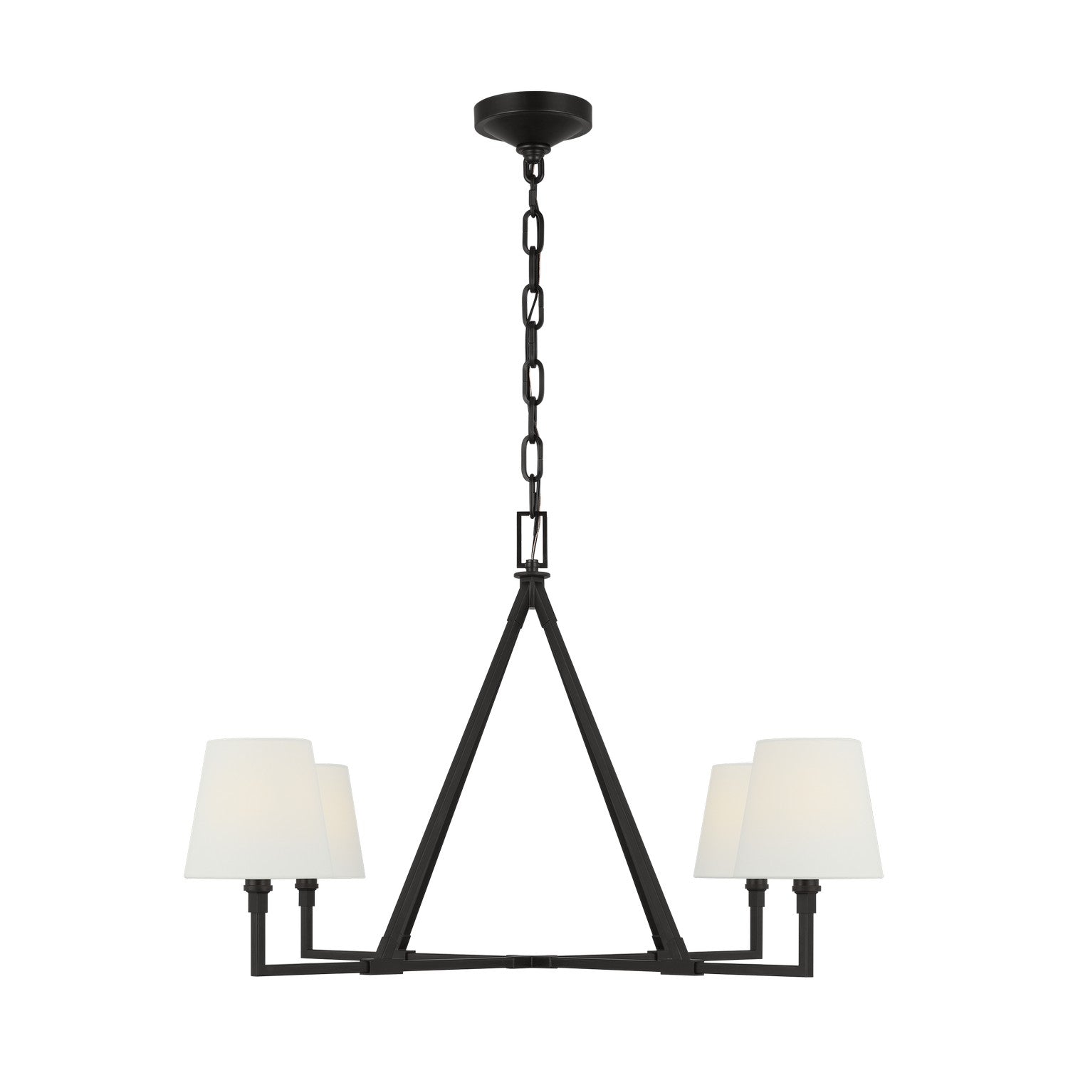 Visual Comfort Studio Canada - CC1724AI - Four Light Chandelier - Perth - Aged Iron