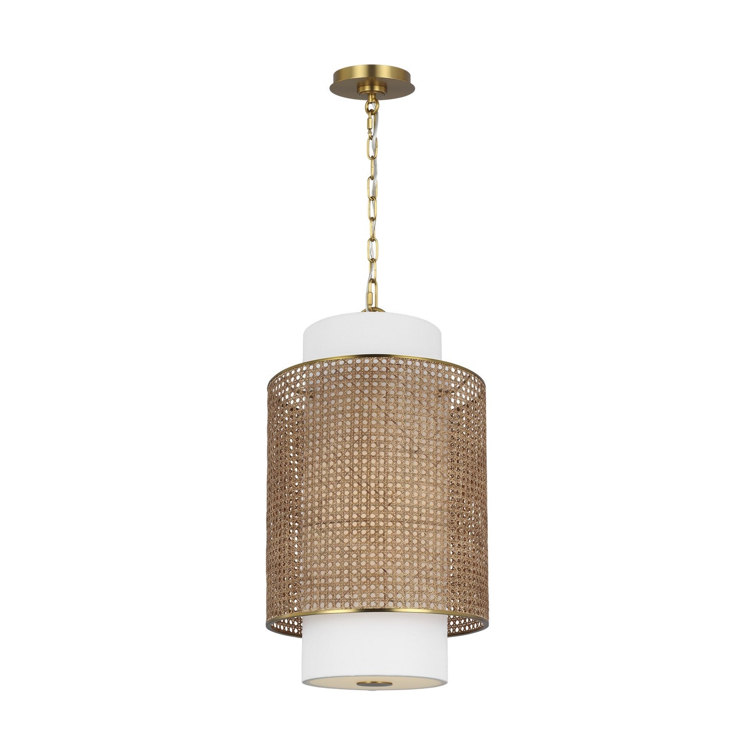 Visual Comfort Studio Canada - KSP1171BBSBRTN - One Light Pendant - Sawyer - Blonde Rattan