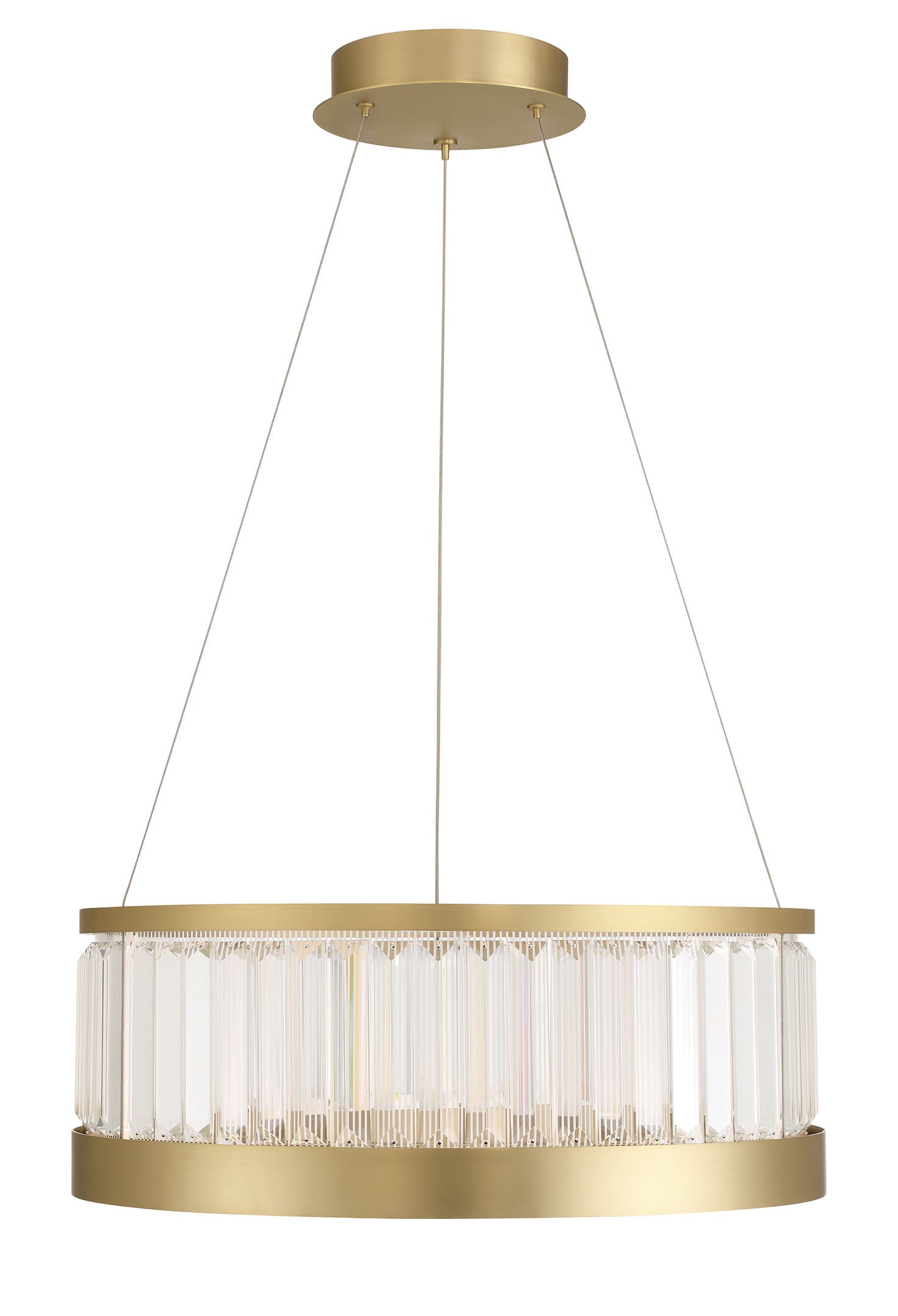 Eurofase 49353-013 Empra LED Crystal Pendant in Gold