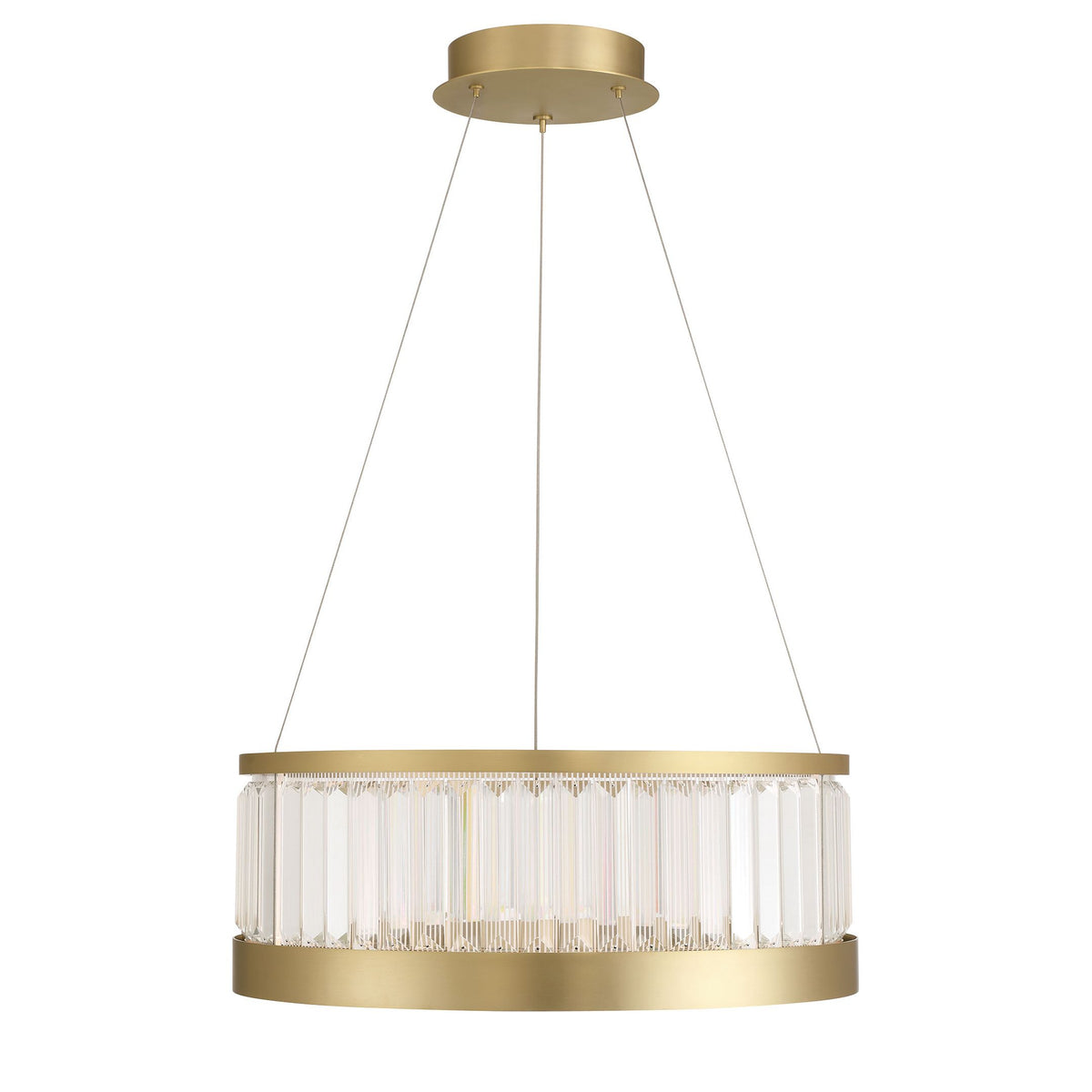 Eurofase 49353-013 Empra LED Crystal Pendant in Gold